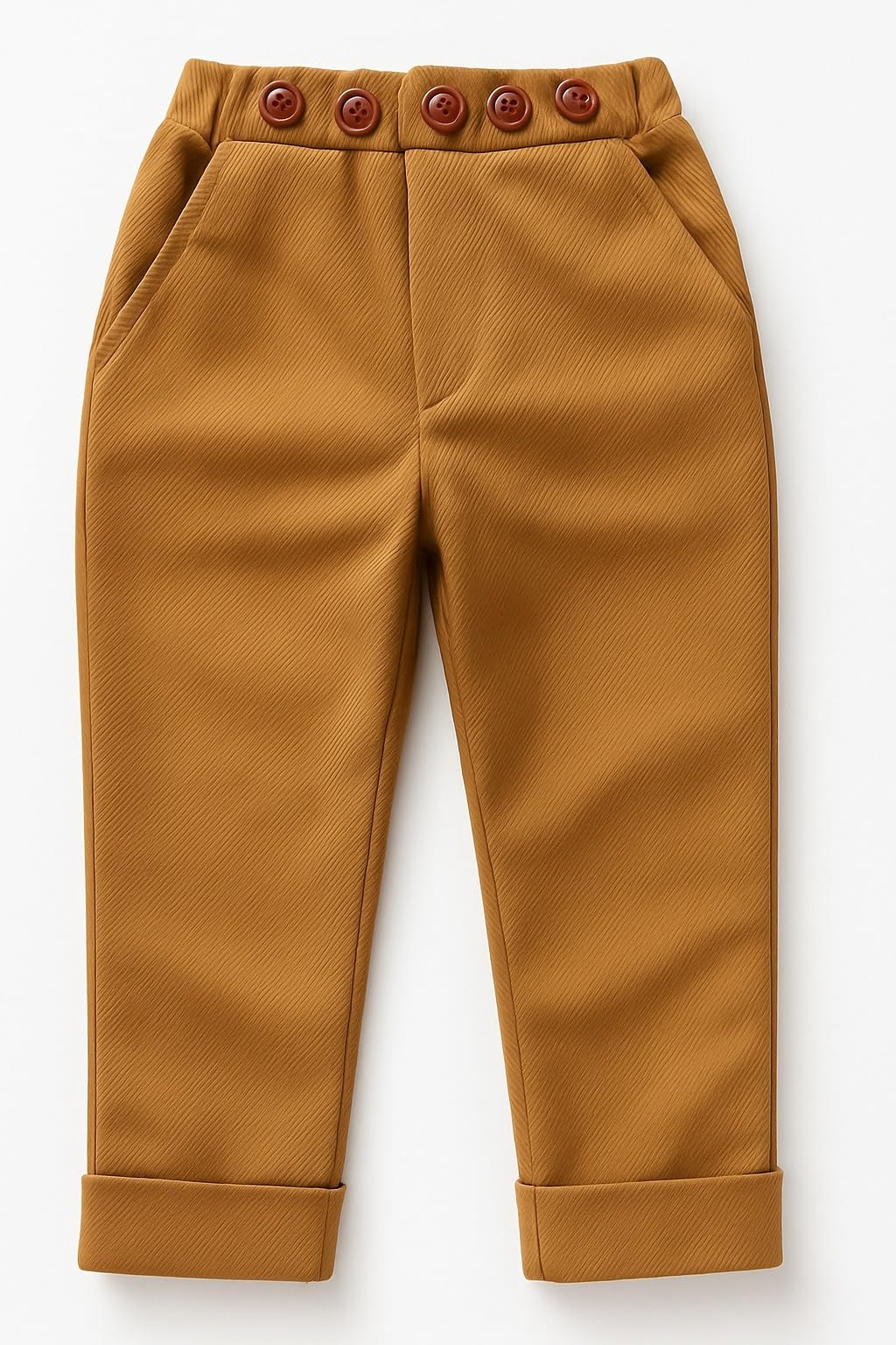 BLECKZ Boys Formal Suspenders Outfit Set - Khaki Black - Image 4