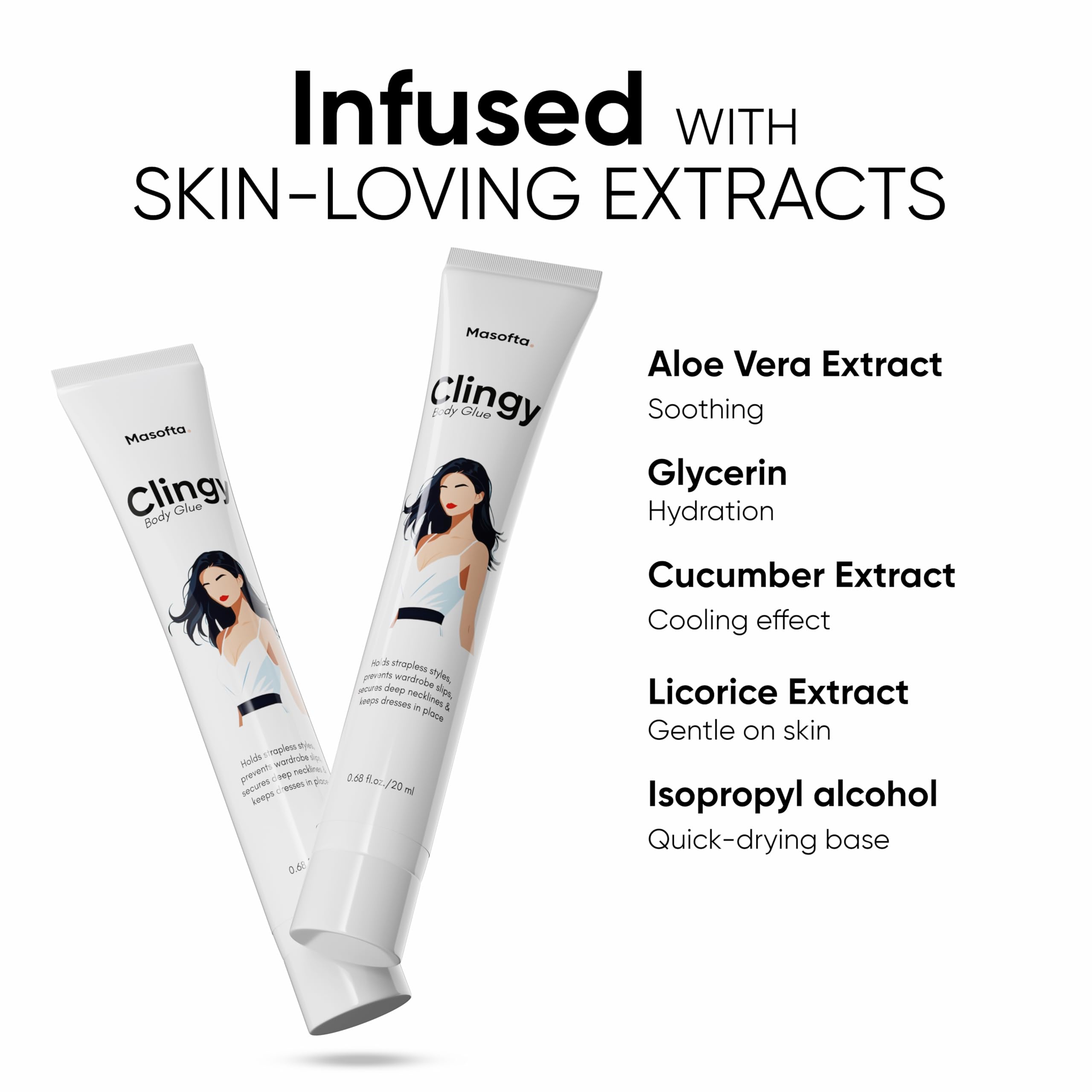 Masofta Body Glue Sweat-Resistant Adhesive - Image 2