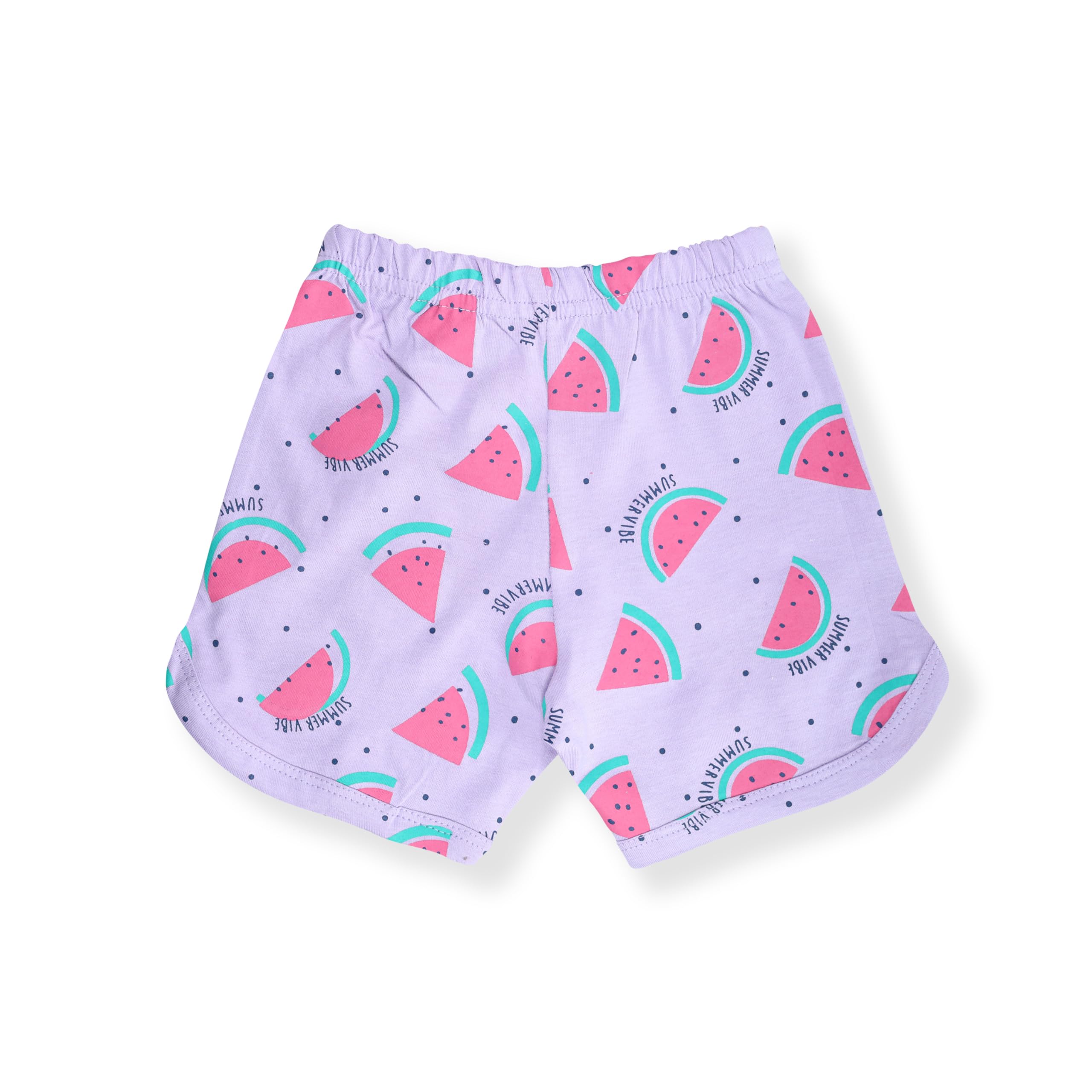 YUV Baby Girls Multicolor Cotton Shorts - Image 4