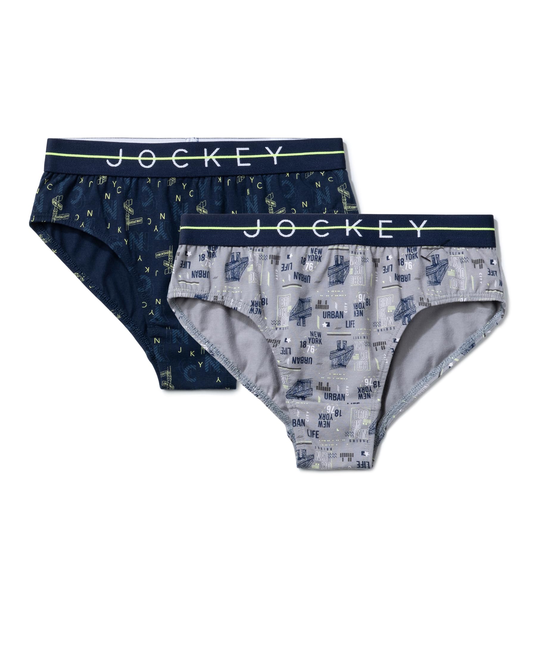 Jockey Boys Printed Brief - Cotton Elastane