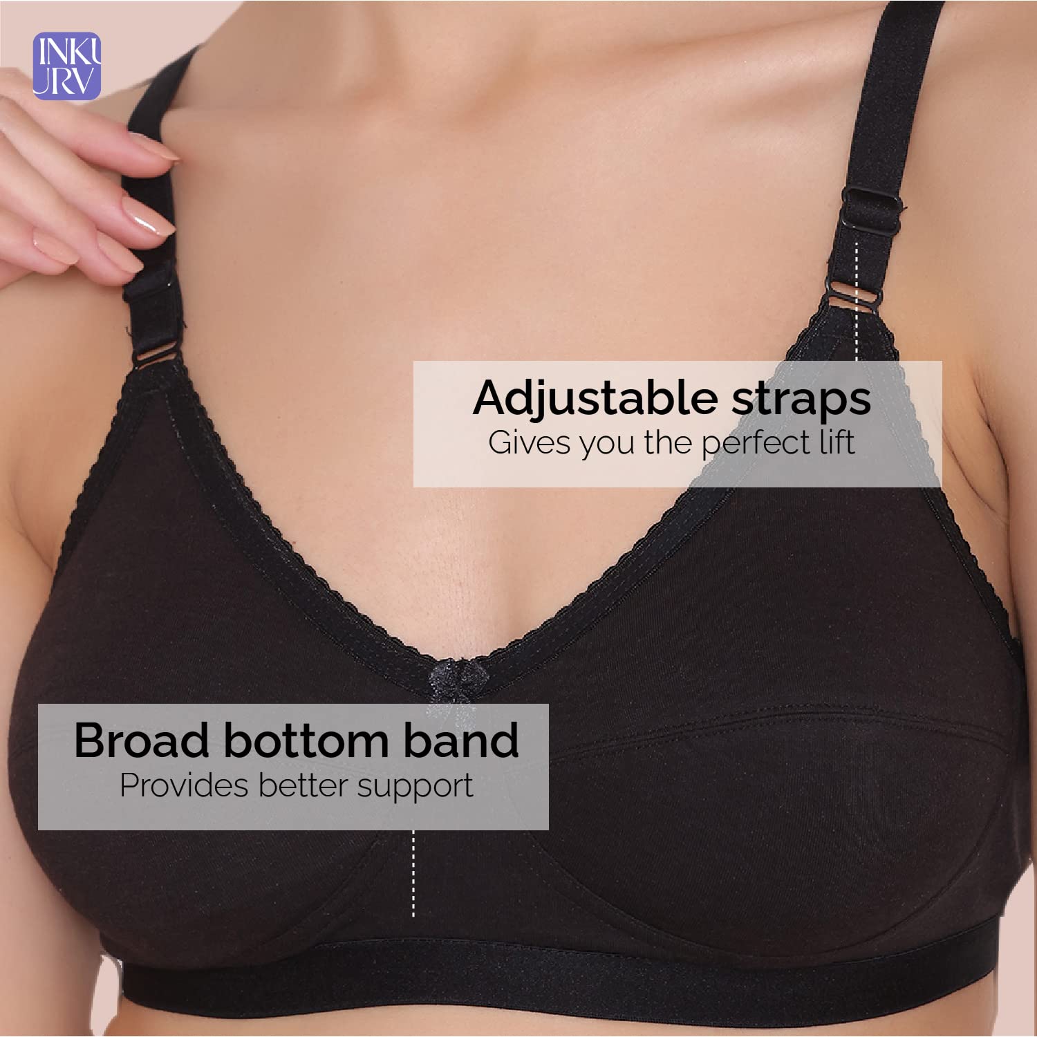 INKURV Full Coverage Bra for Women - Image 2