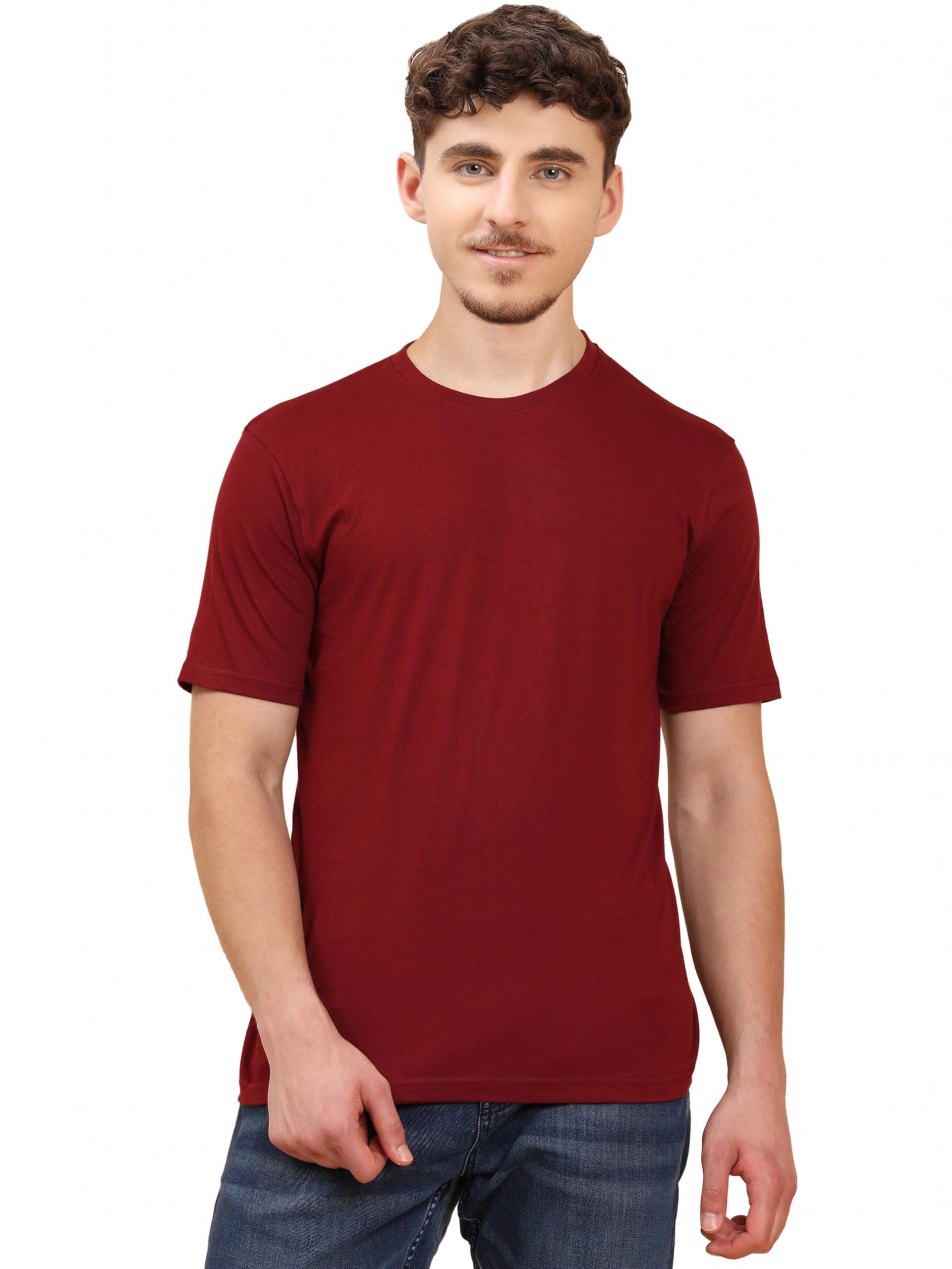 ENCIGER Men's Plain T-Shirt