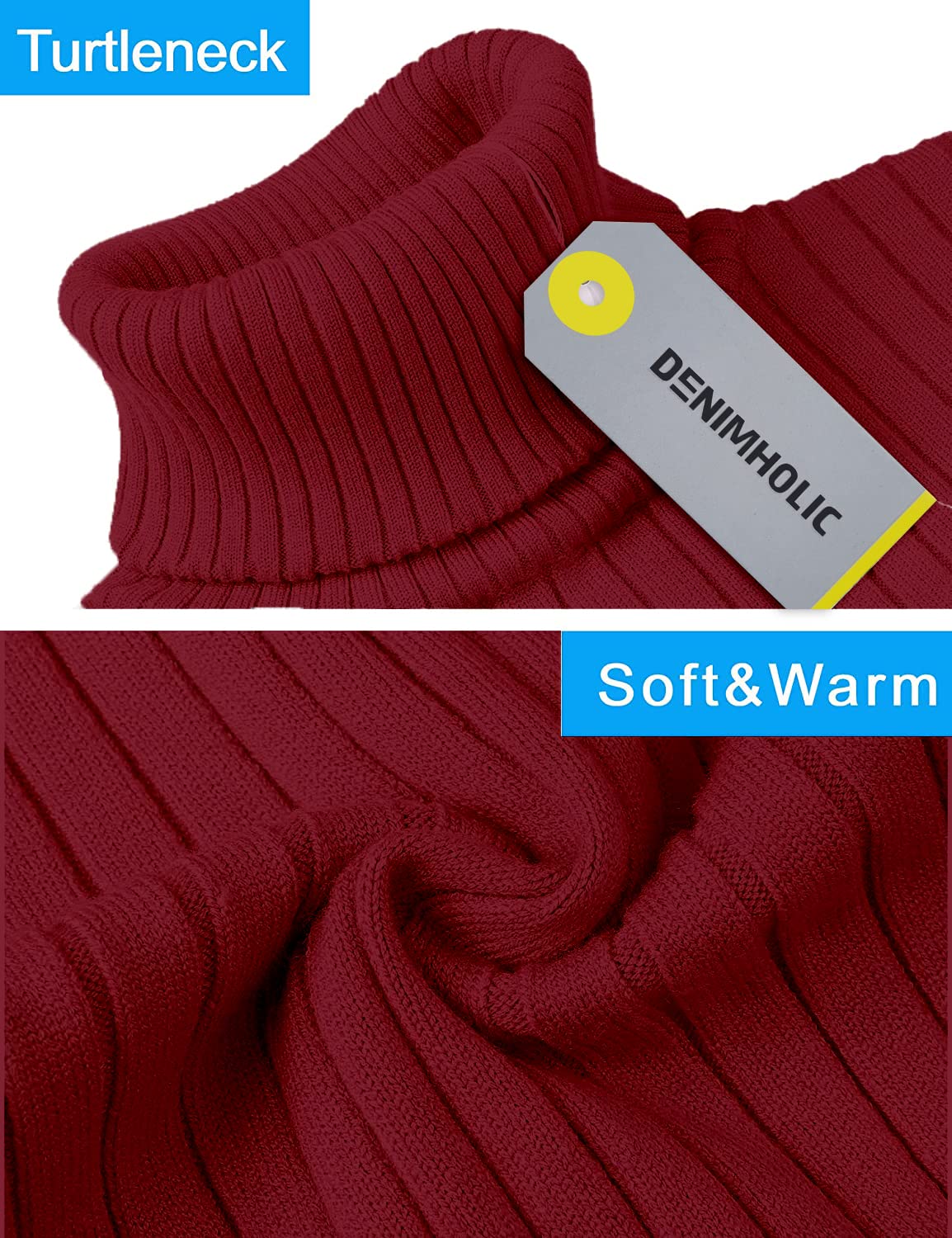 DENIMHOLIC Men Turtle Neck Sweater - Image 4