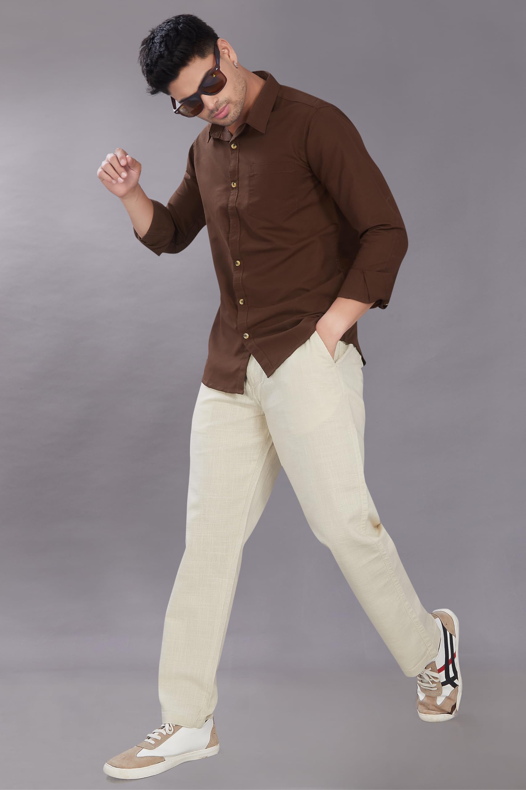 DIVISIVE Men's Trousers - Ivory - Image 2
