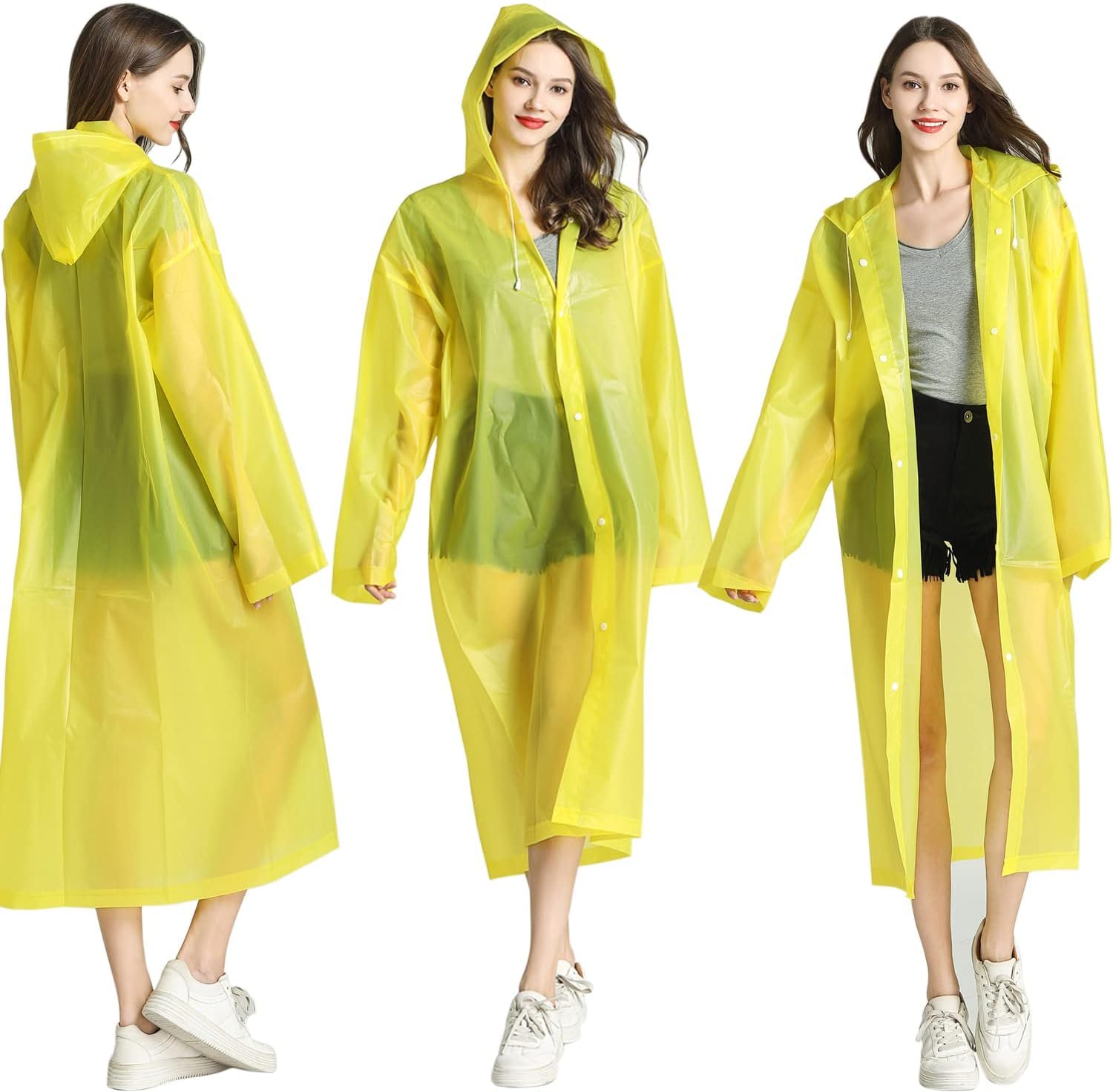 INFISPACE Women's Polyester Raincoat with Cap - Image 5