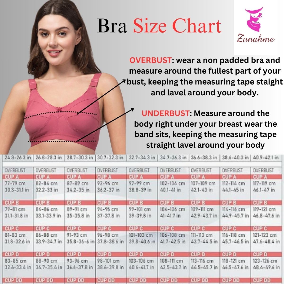 Cotton T-Shirt Bra for Women - Wirefree - Image 4