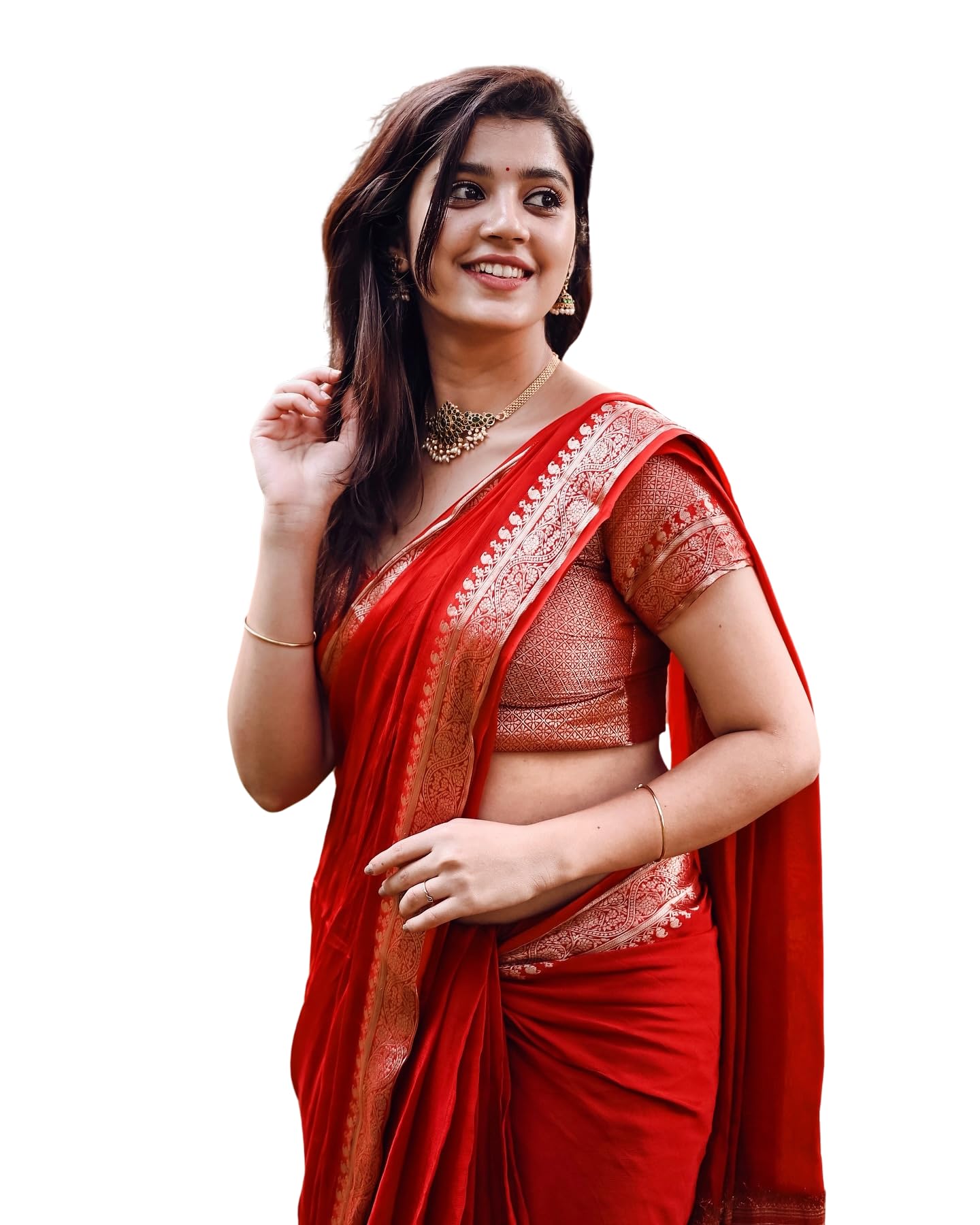 Kanjivaram Silk Saree - Red