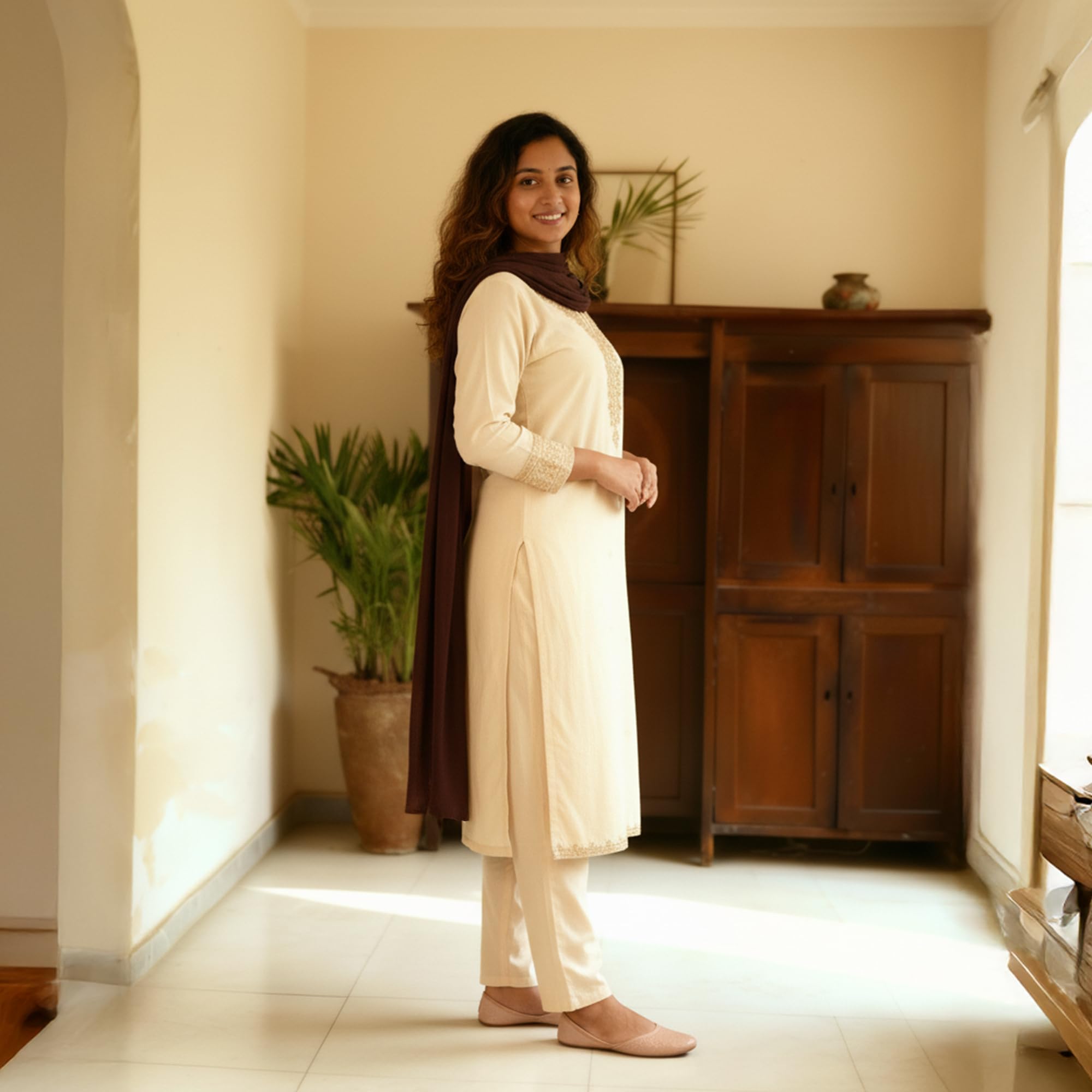 Happy Bunny Pure Cotton Dupatta for Women - Image 3