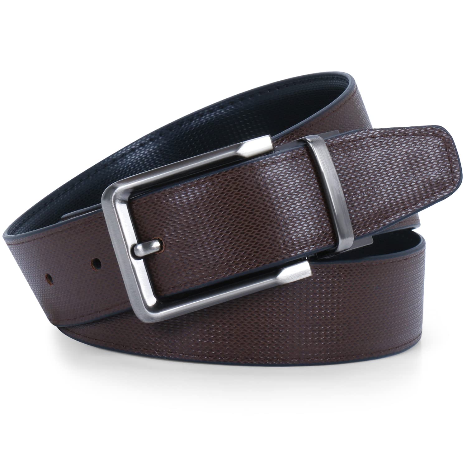 Labnoft Reversible Leather Belt for Men - Black & Brown - Image 3