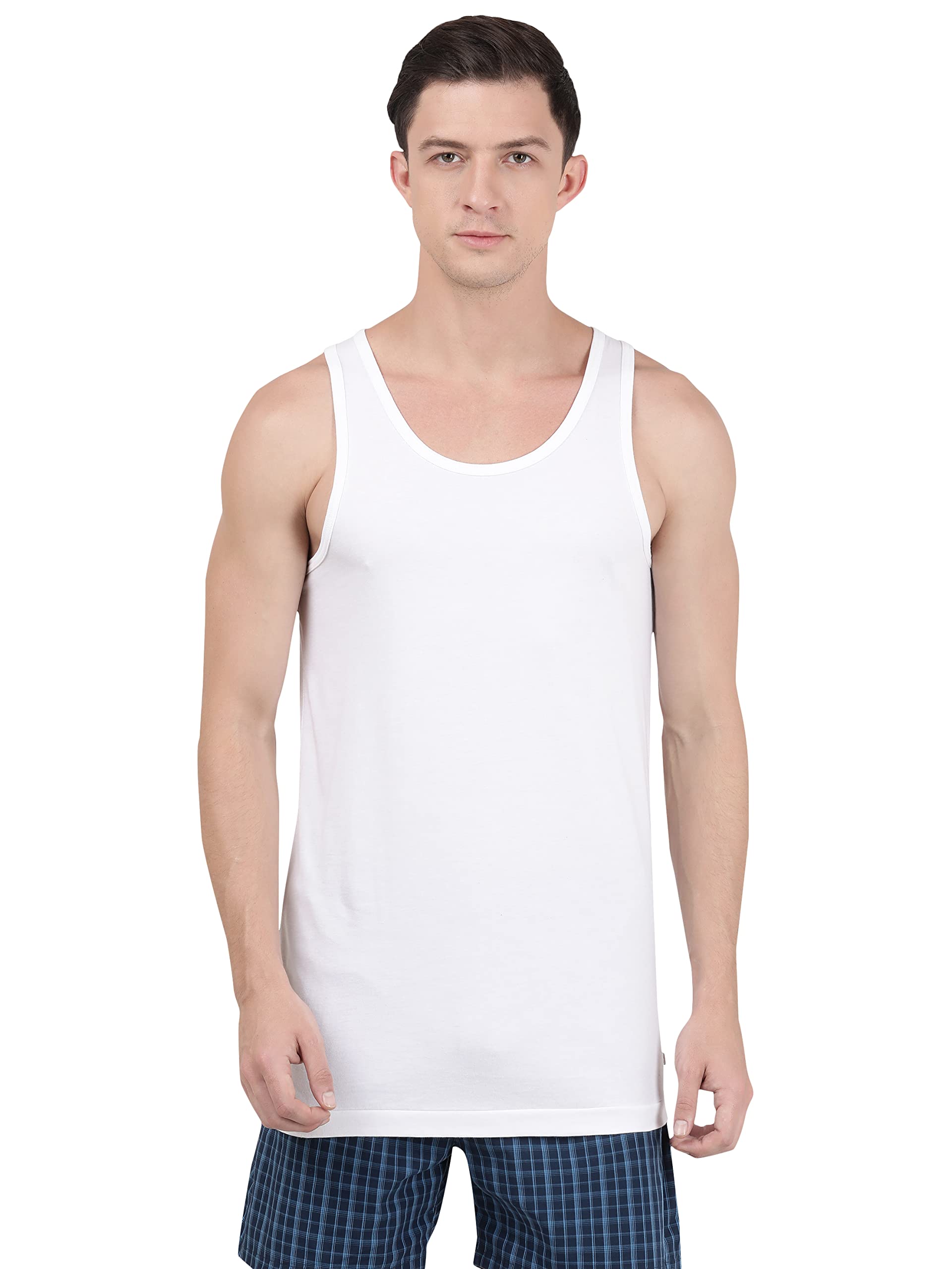Jockey Men's Cotton Vest - White - Image 2