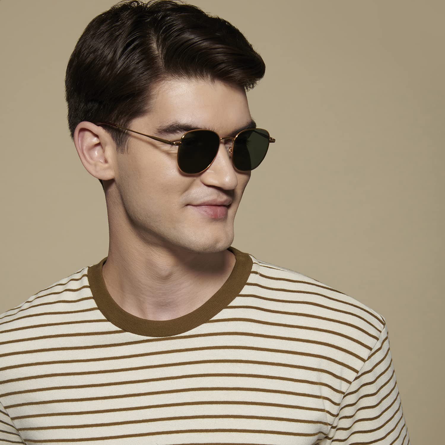 VINCENT CHASE Full Rim Round Sunglasses Polarized - Image 4