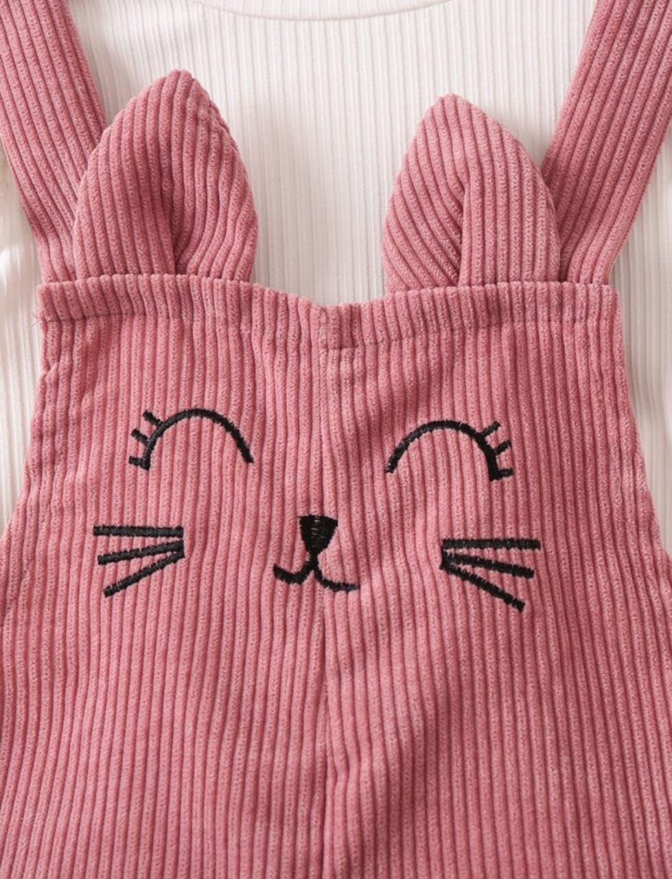 Ninas Baby Girls Top and Dungarees Set - Pink - Image 5