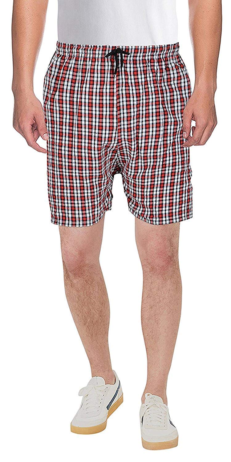 DIGITAL SHOPEE Men's Cotton Boxers - Multicolour Plaid - Image 5