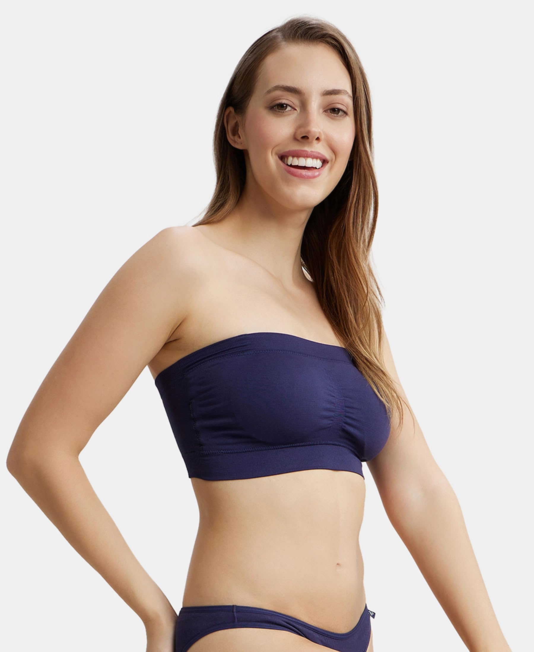 Jockey Wirefree Seamless Padded Bandeau Bra - Image 5