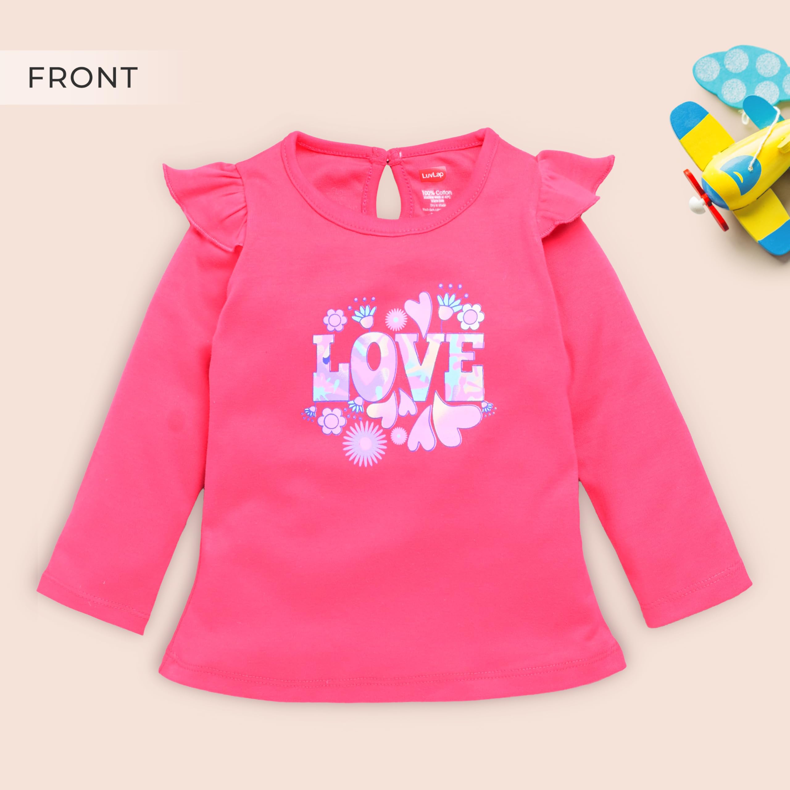 LuvLap Girls Top - Multicolour - Image 2