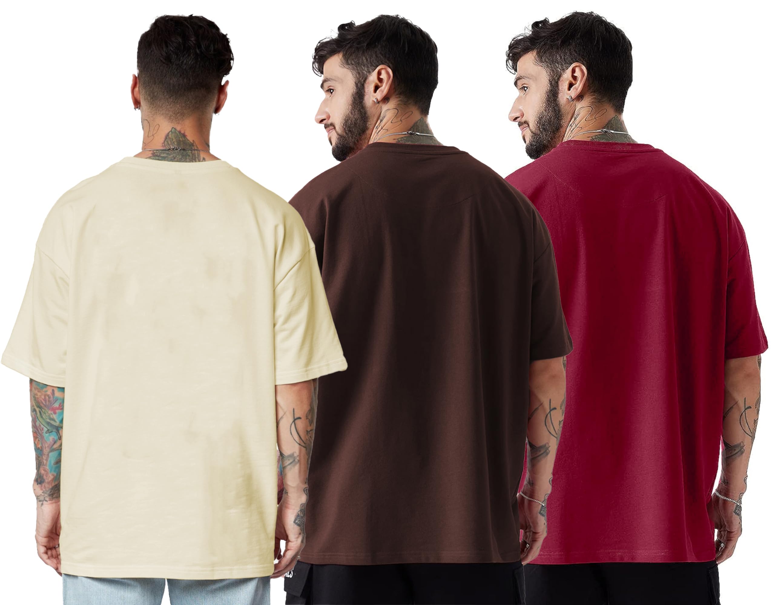 LEOTUDE Men's Oversized T-Shirt - Image 2