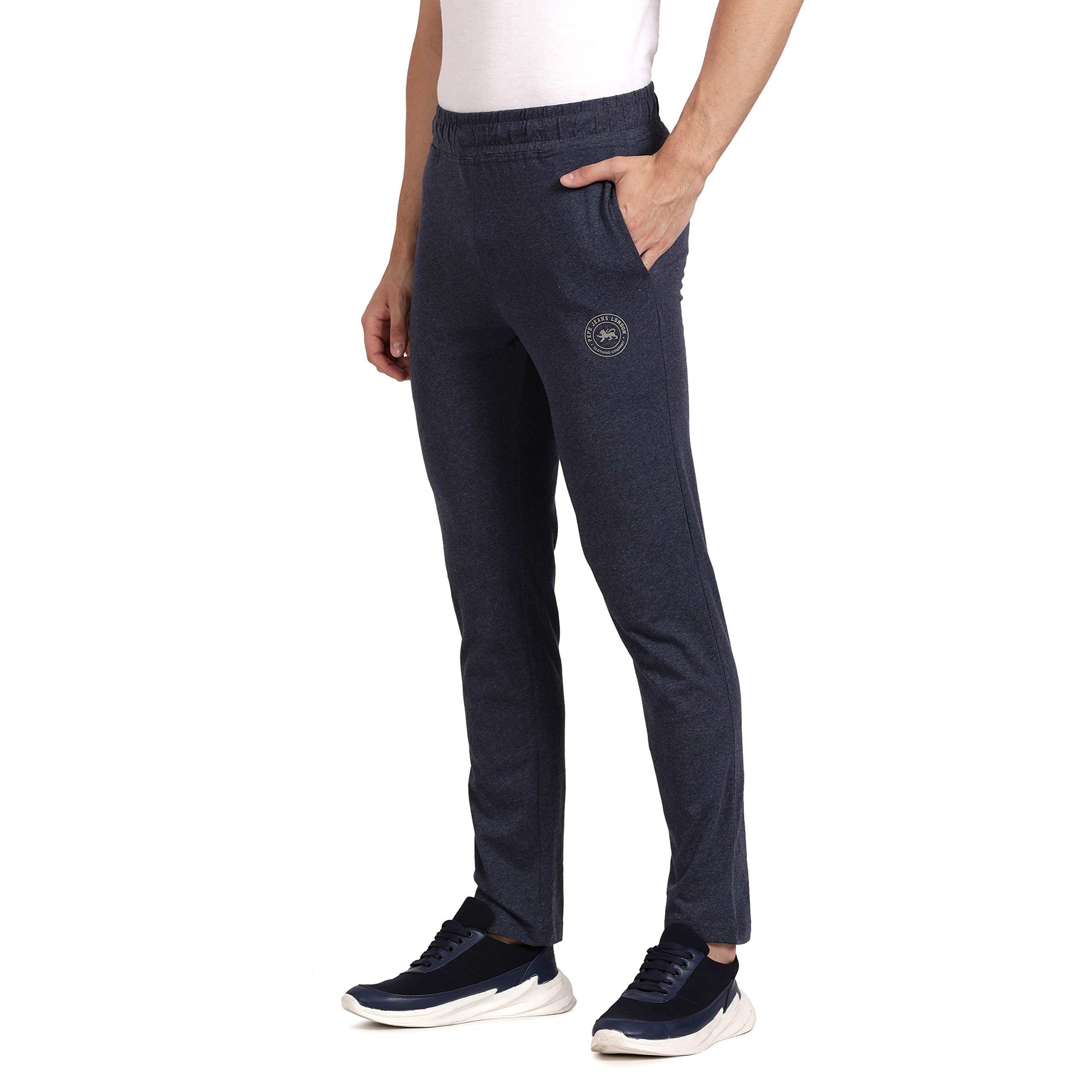 Pepe Jeans Men's Track Pants - Blue Melange - Image 2