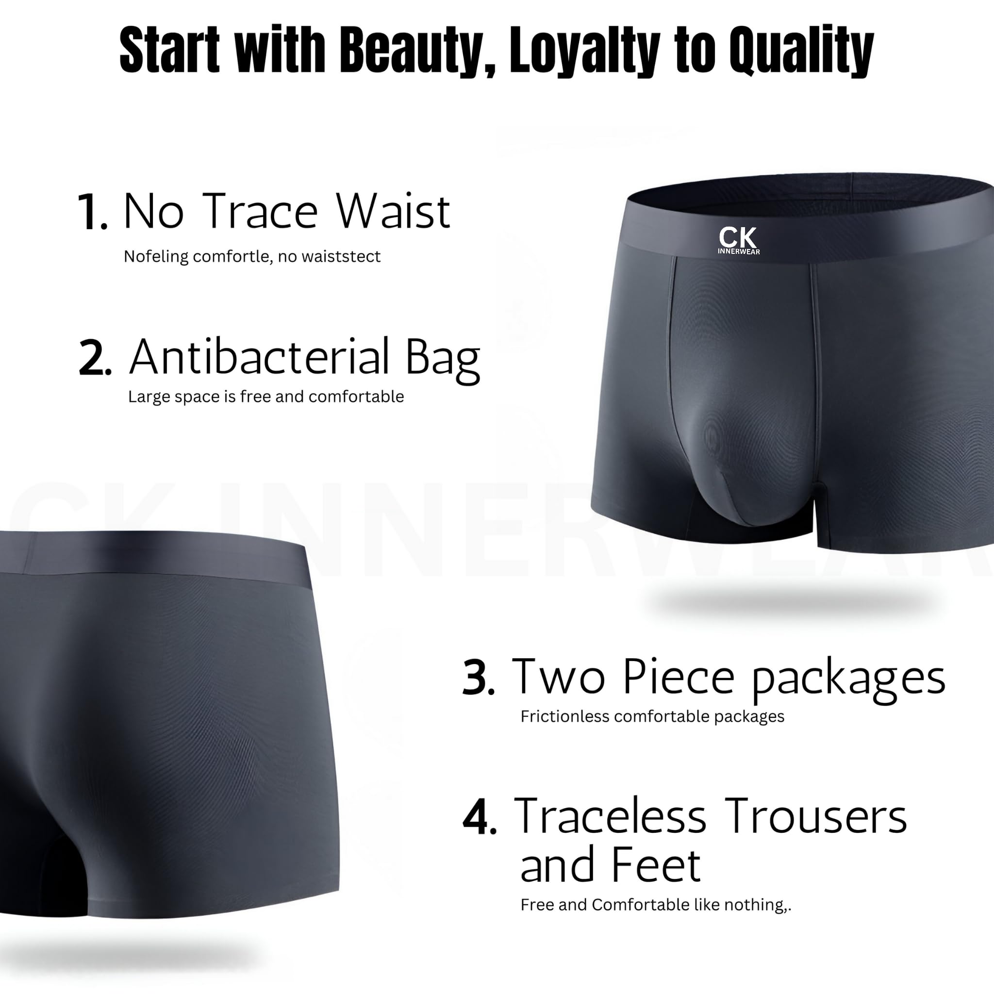 CK Innerwear Modal Underwear for Men - Light Green - Image 3