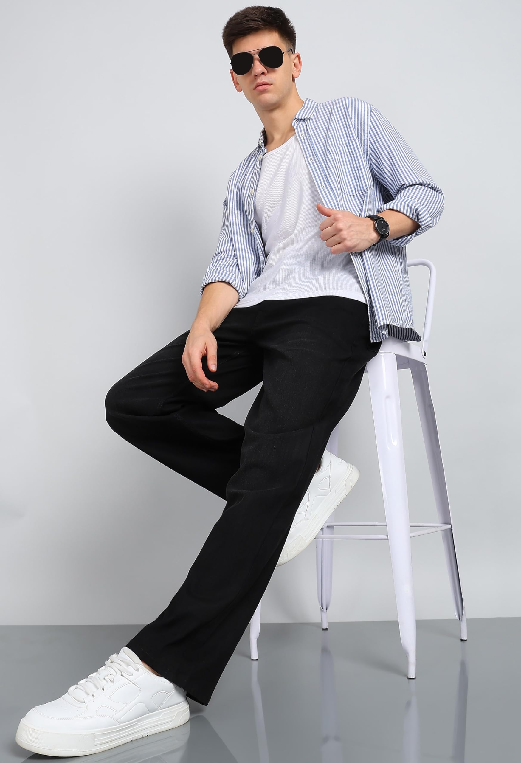 JAAR FASHION Men's Loose Denim Jeans - Image 3