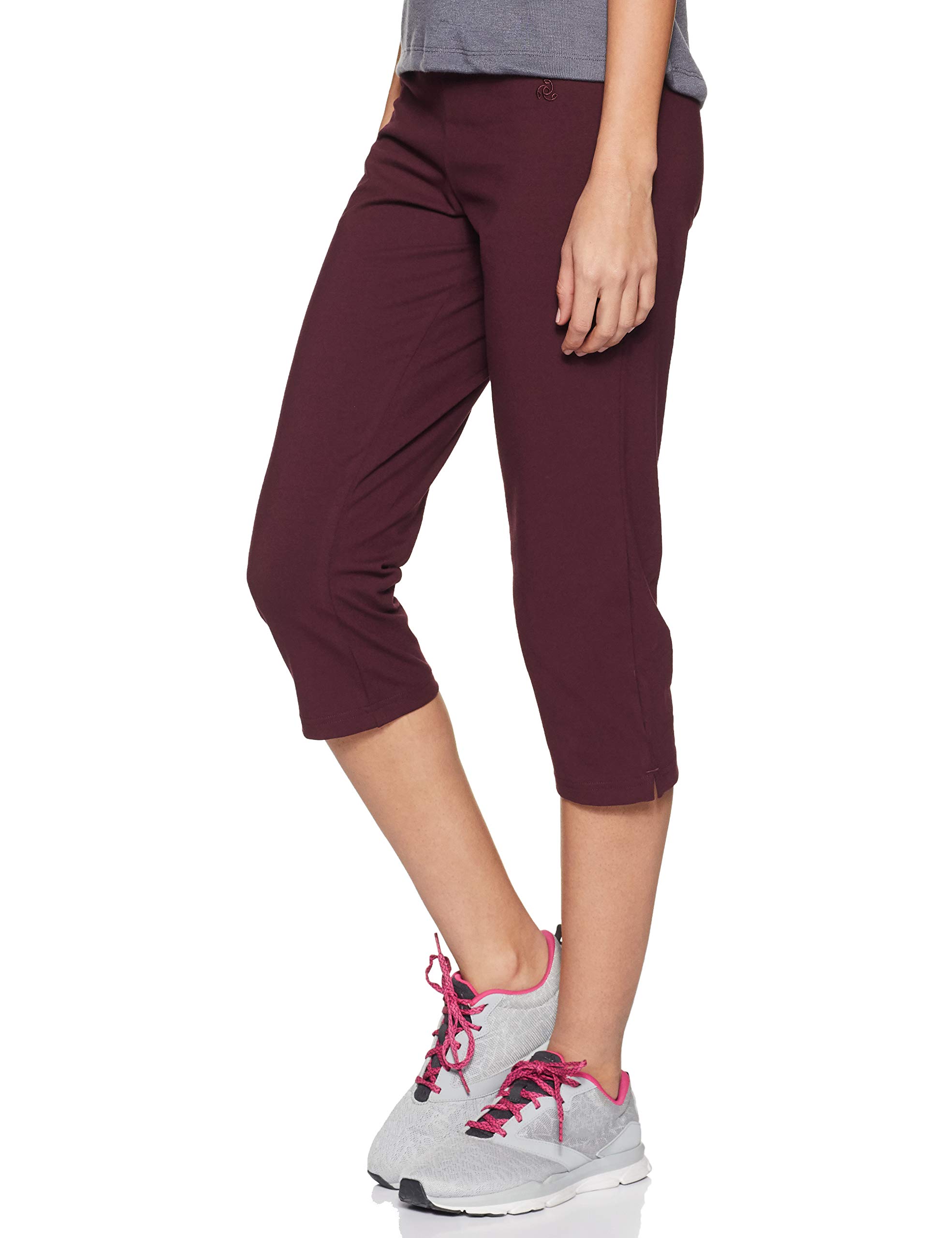 Jockey Women's Slim Fit Cotton Capri - Wine Tasting - Image 3
