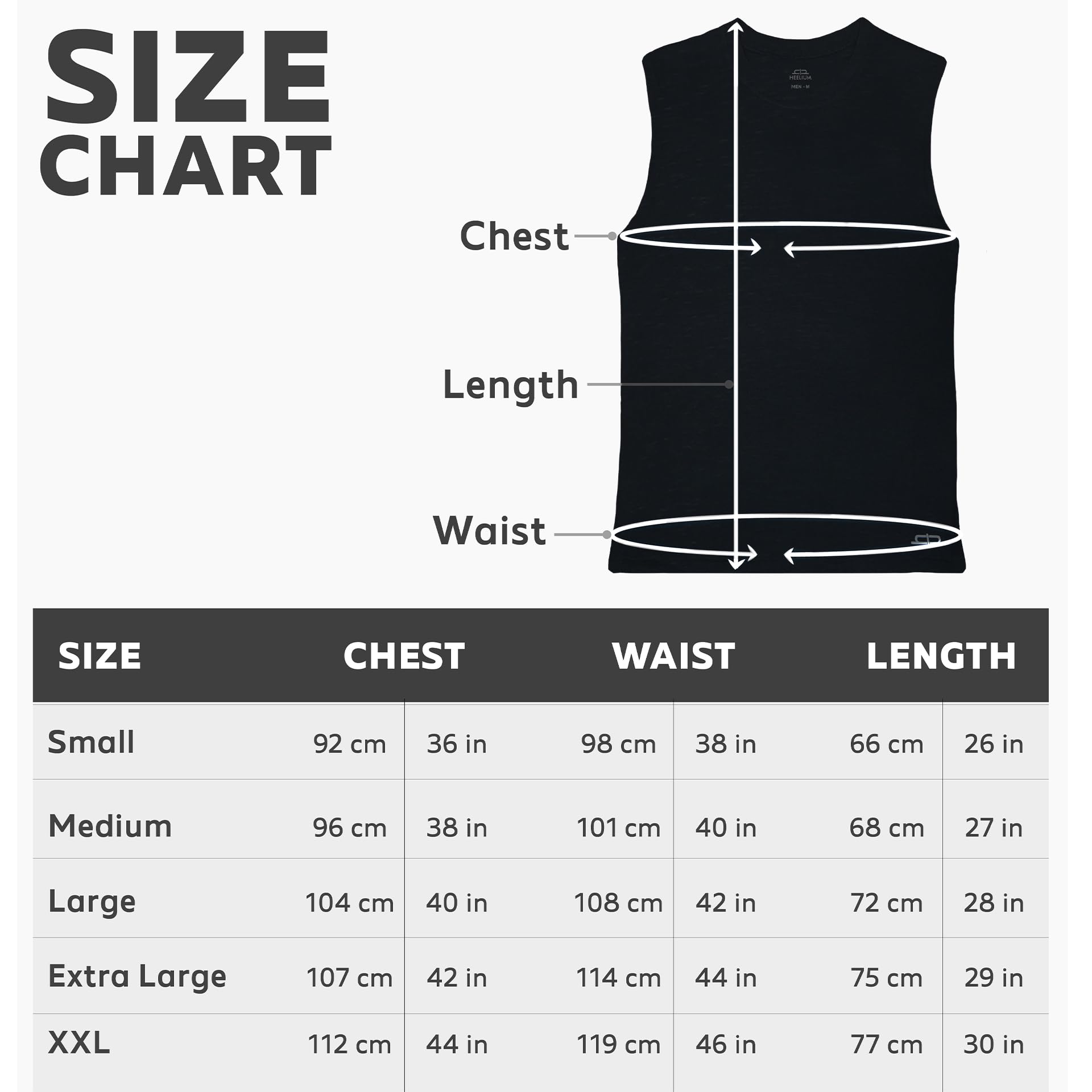 HEELIUM Bamboo Gym Vests for Men - Image 5