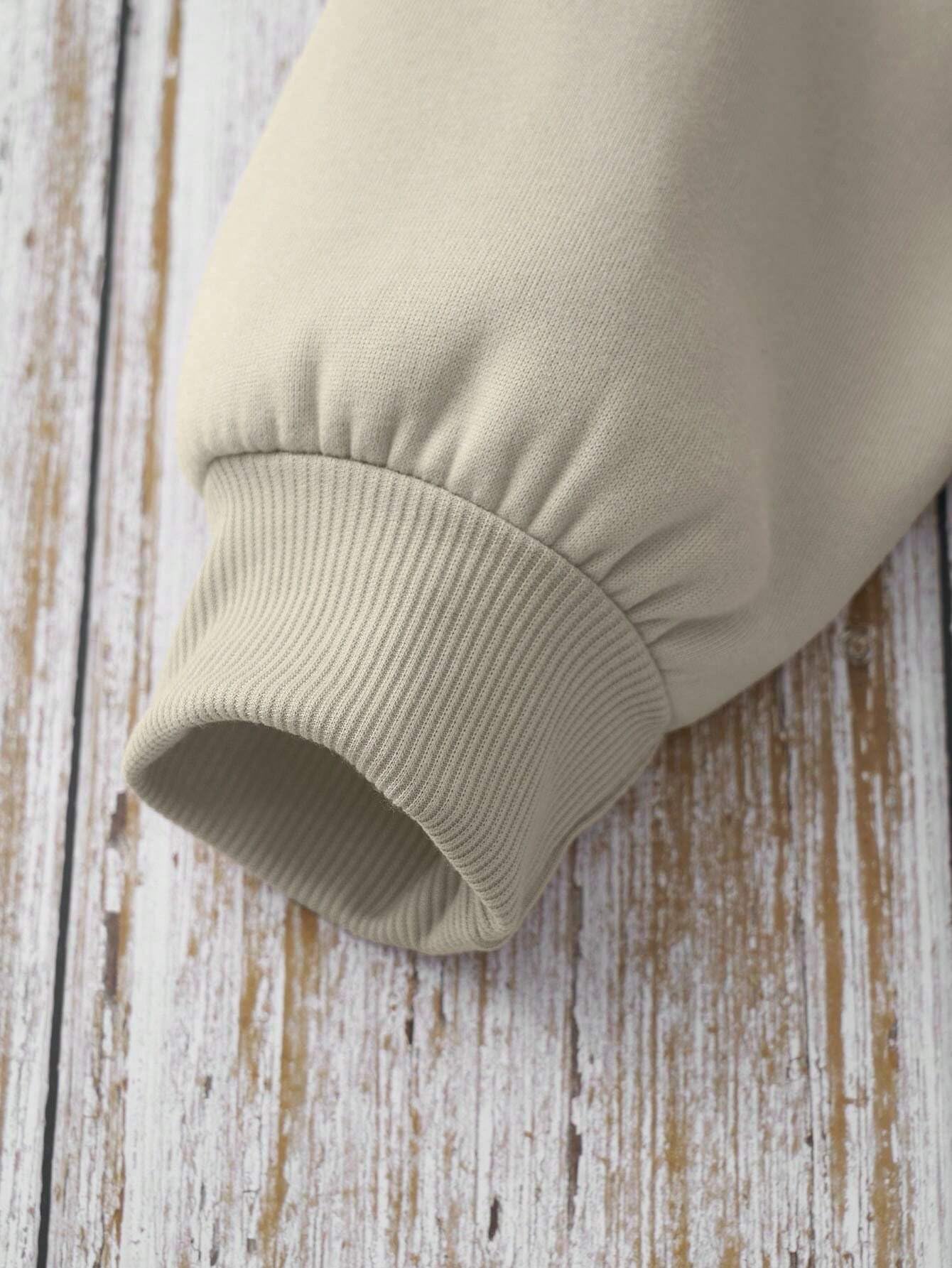 TAGAS Women's Fleece Hooded Sweatshirt - Beige - Image 4