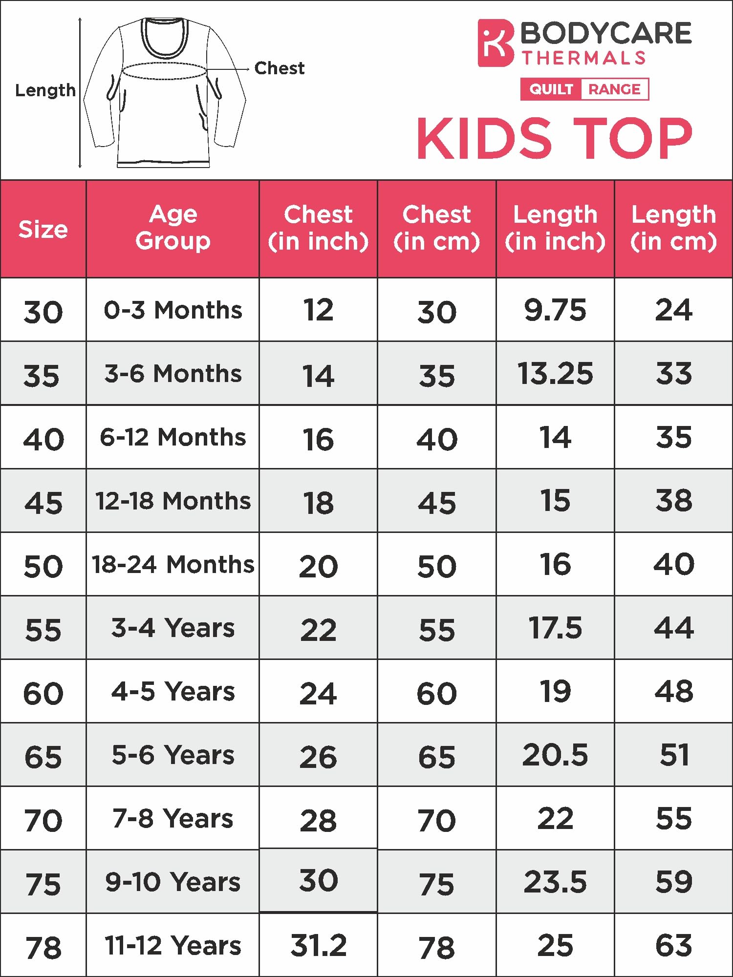 BODYCARE Unisex Thermal Top - Denim Blue - Image 4