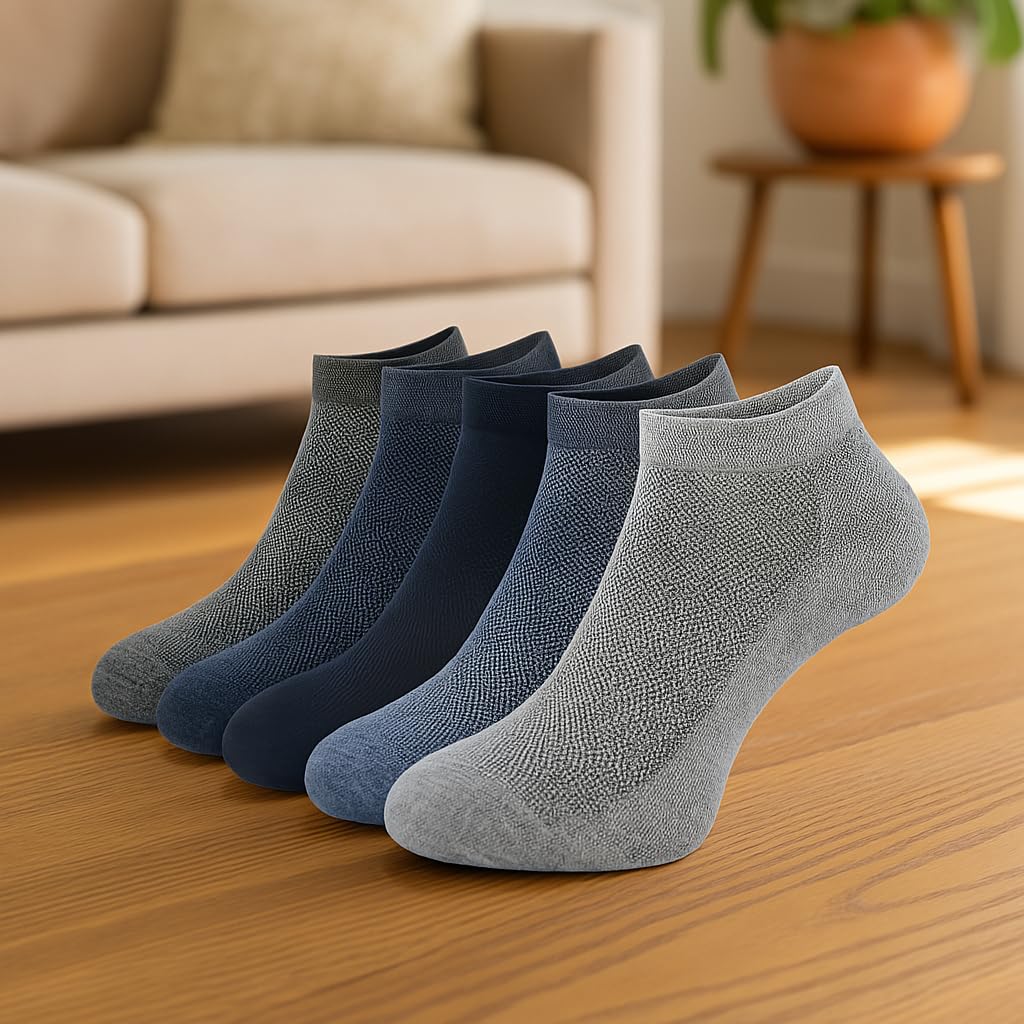 Dollar Men's Ankle Socks - Assorted Color - Image 3