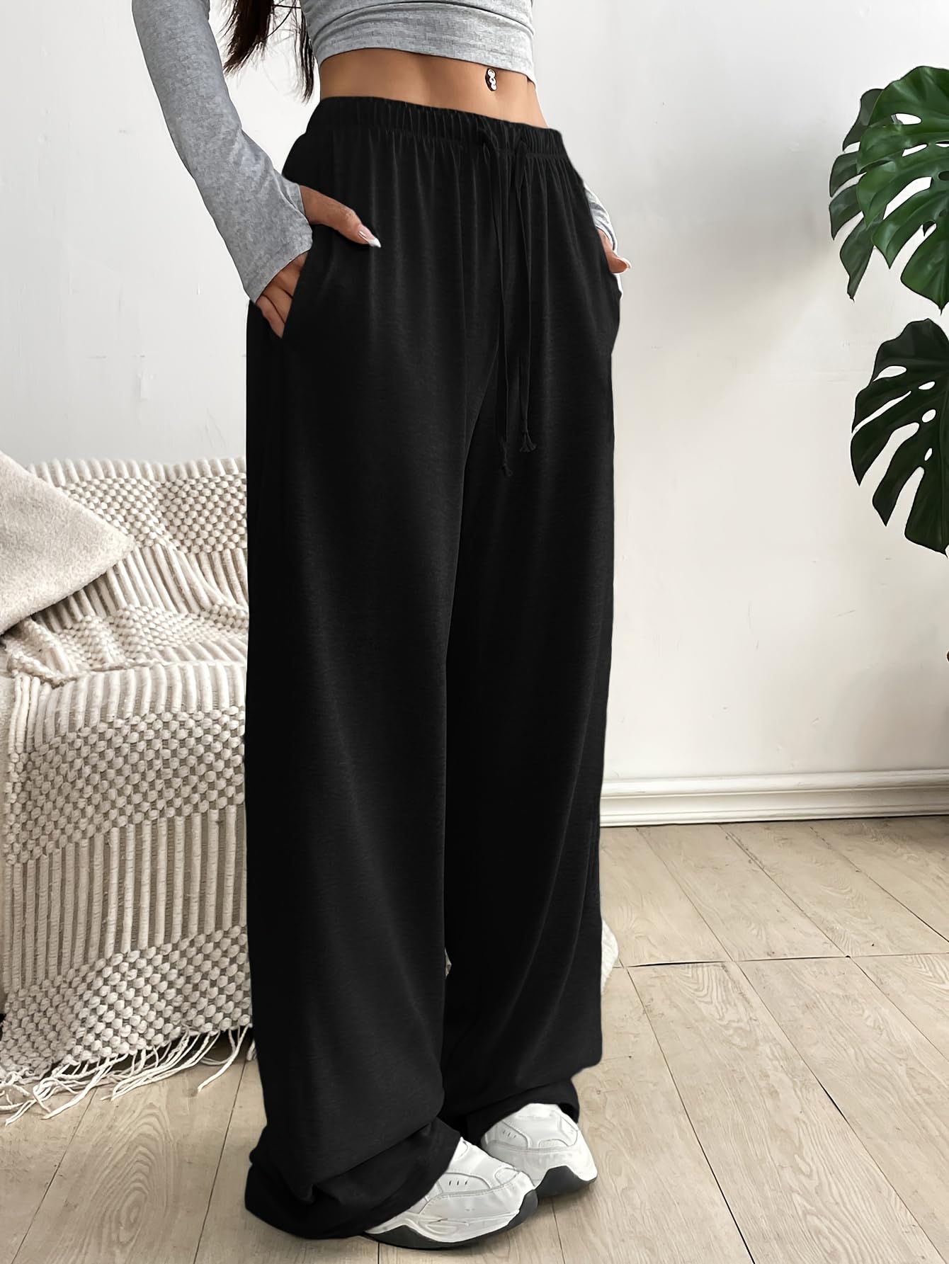 dockstreet Loose Open Bottom Joggers - Cotton - Image 5