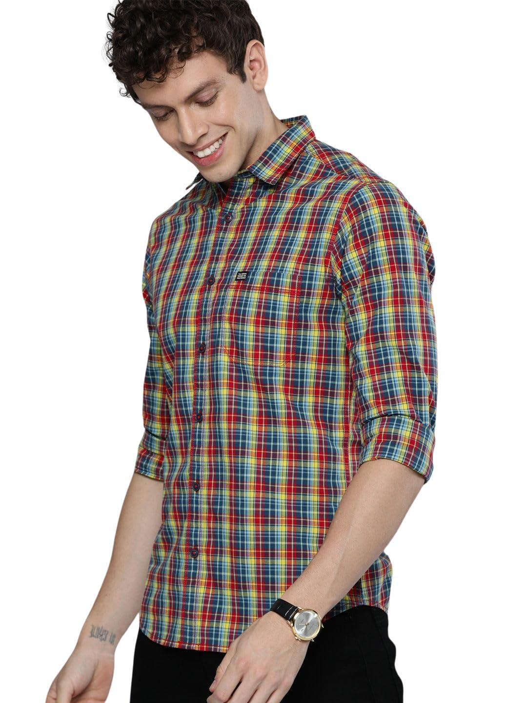The Indian Garage Co Men's Checkered Shirt