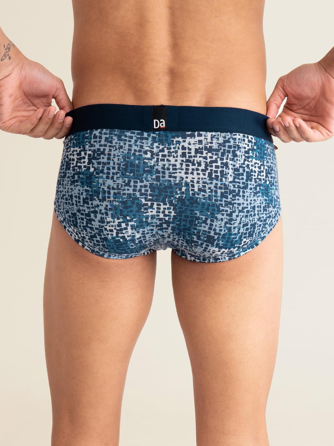 DAMENSCH Men Deo-Cotton Deodorizing Briefs - Chambray - Image 3