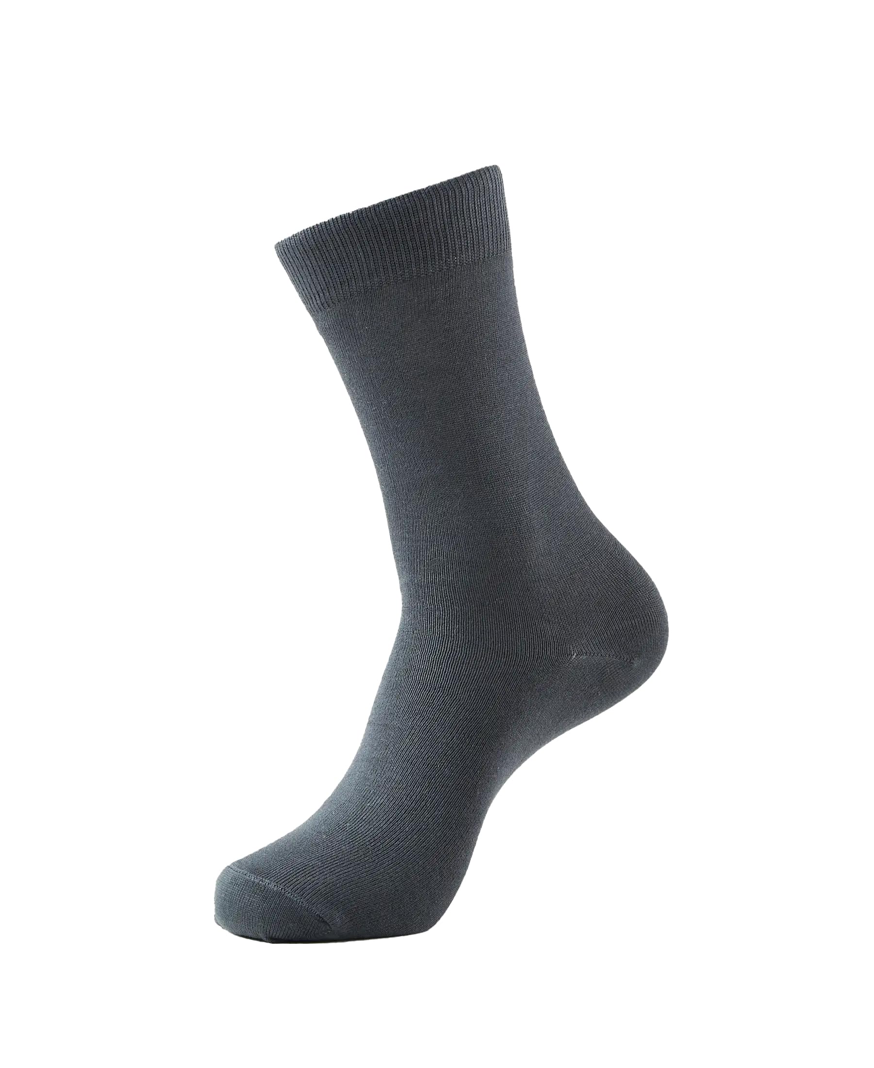 Jockey Men's Calf Length Cotton Socks - Light Grey