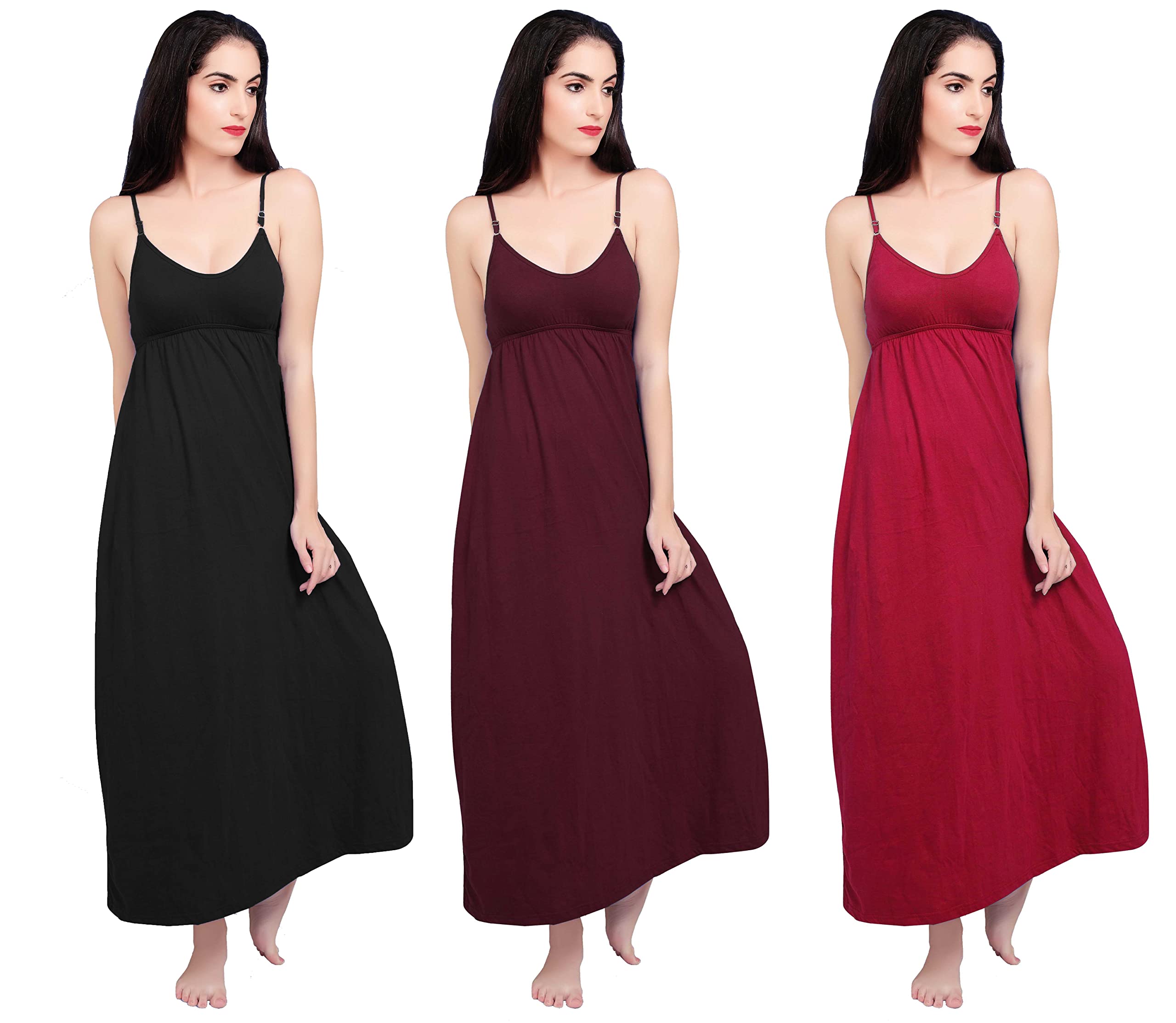 Mythili Cotton Seamless Bra Nighty for Women