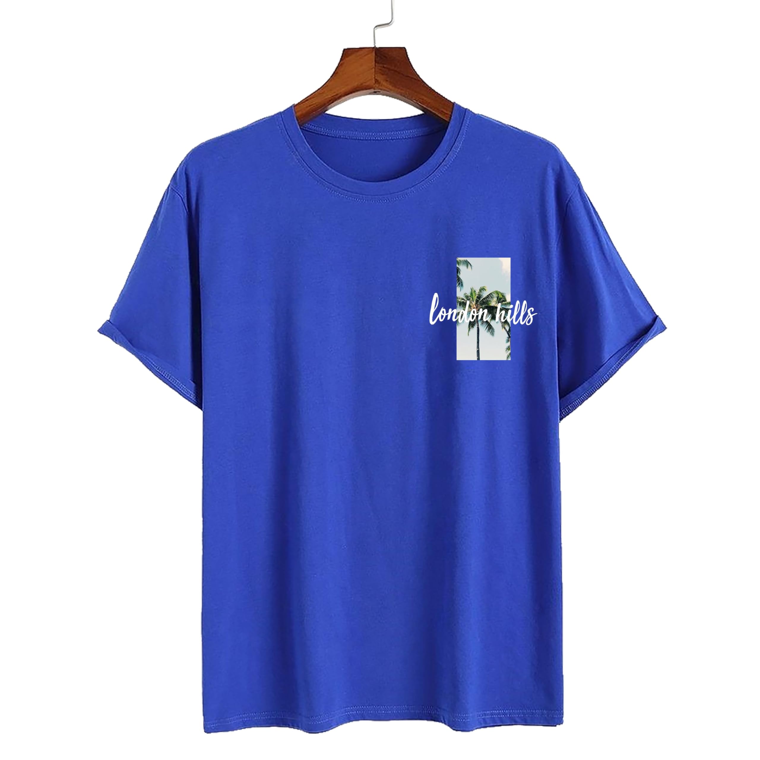 London Hills Men's Royal Blue Tee - Image 3