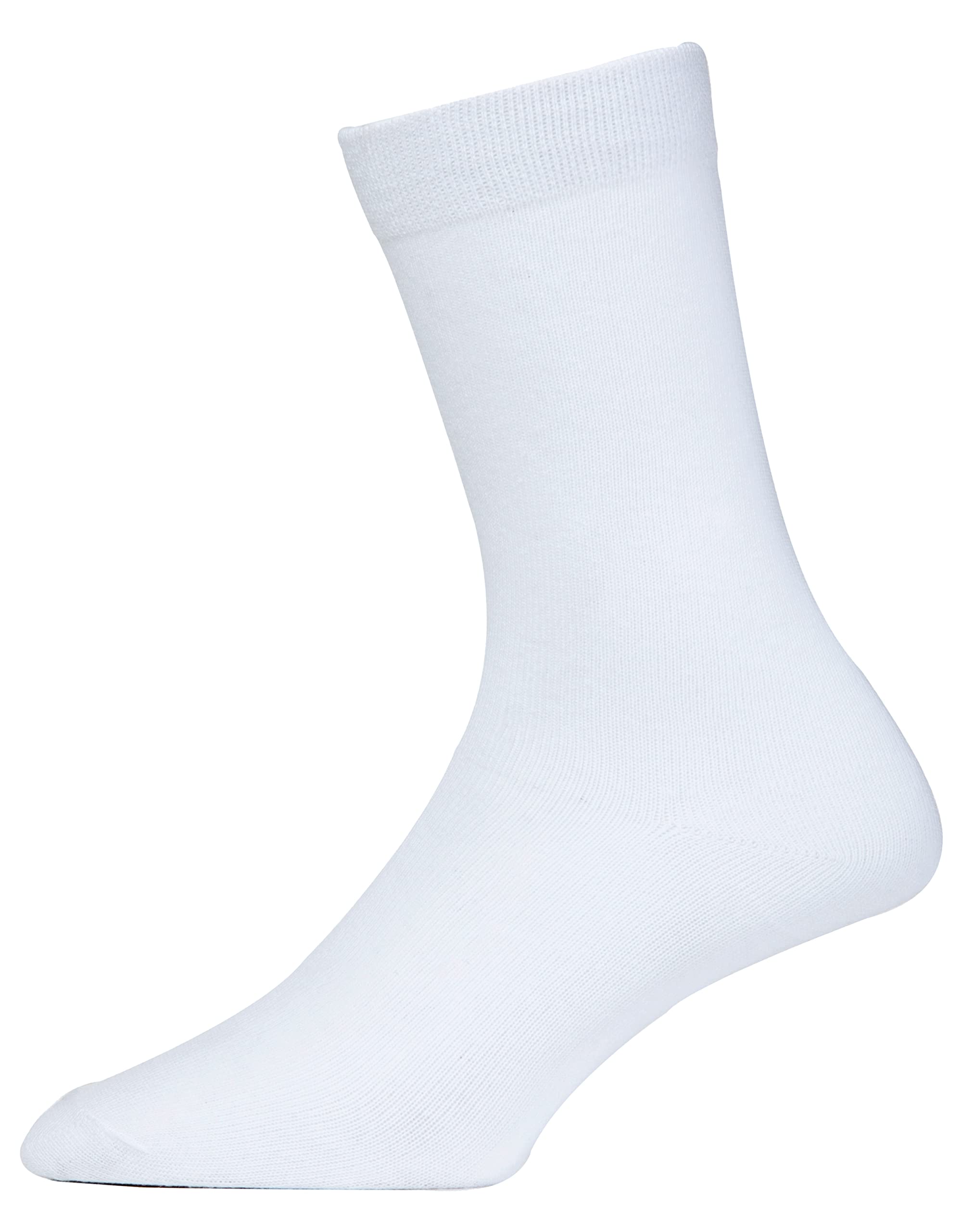 RC ROYAL CLASS Organic School Socks for Boys & Girls - White - Image 2