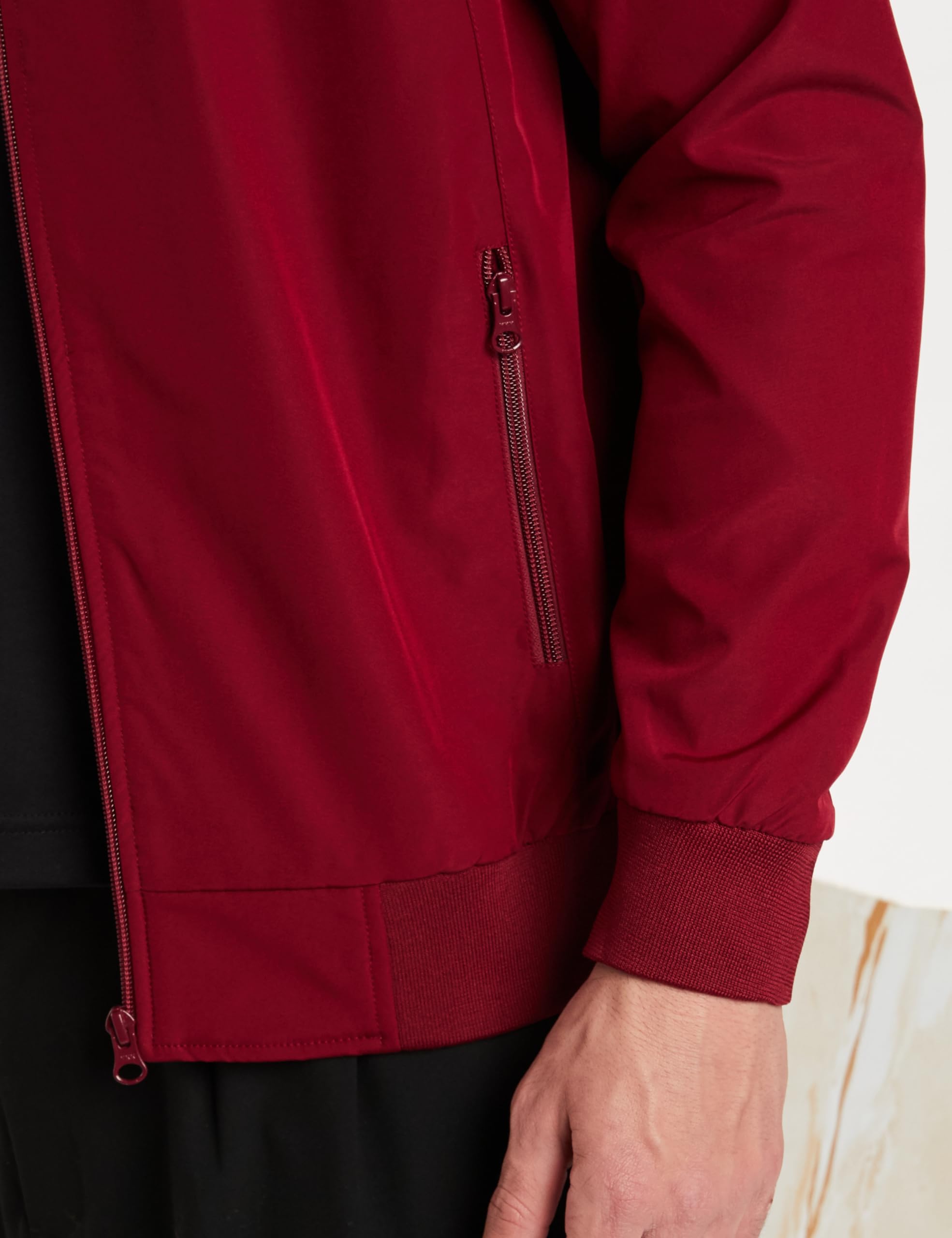 GarbGlide Men's Lined Jacket - Maroon - Image 5