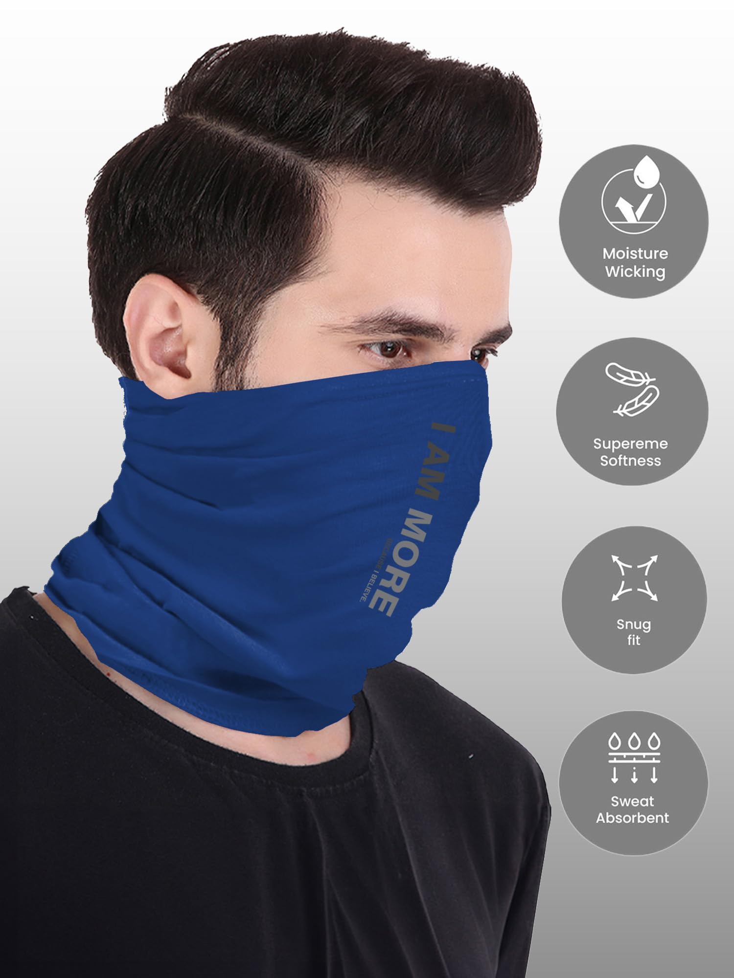 Freecultr Unisex Bamboo Bandana - Black - Image 4