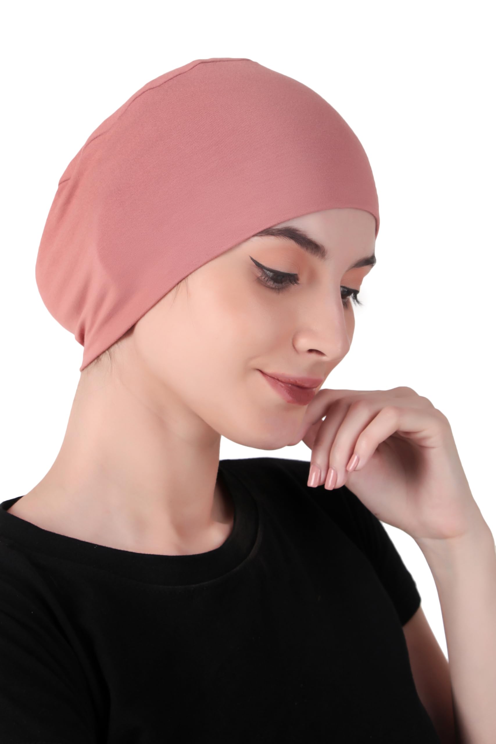 CONFIRTINO Chemo Cap for Women - Peach - Image 5
