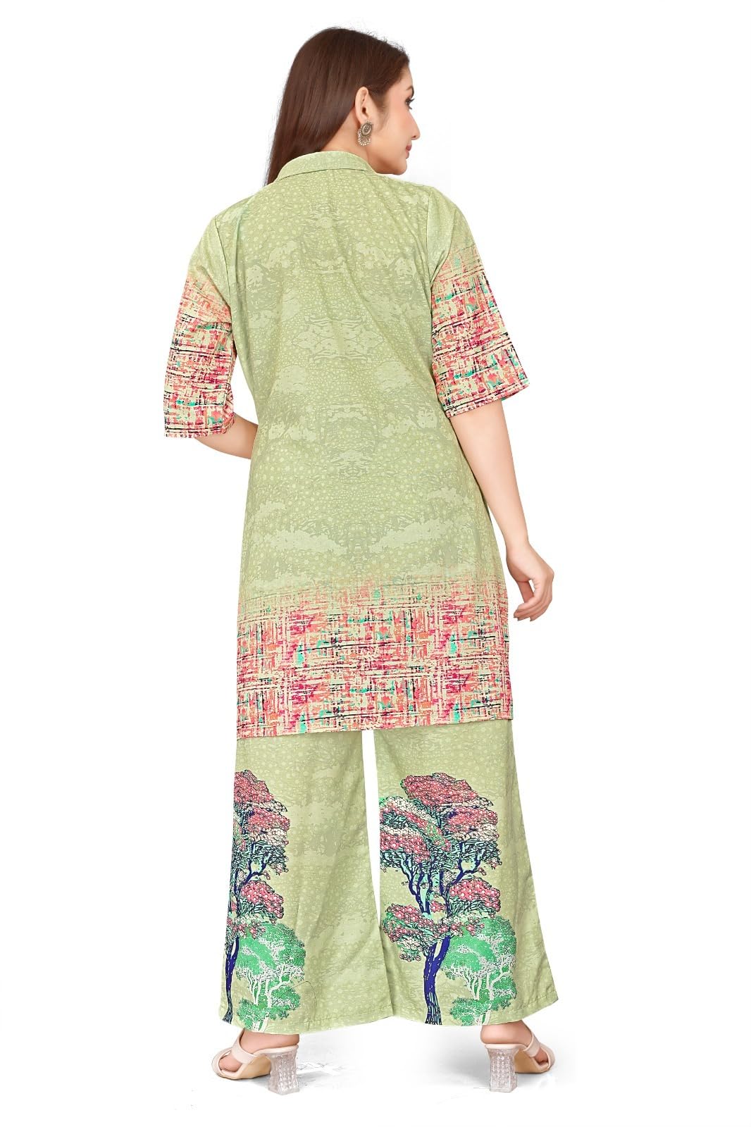 PRUVAVE Women's Rayon Kurta with Pant - Image 2