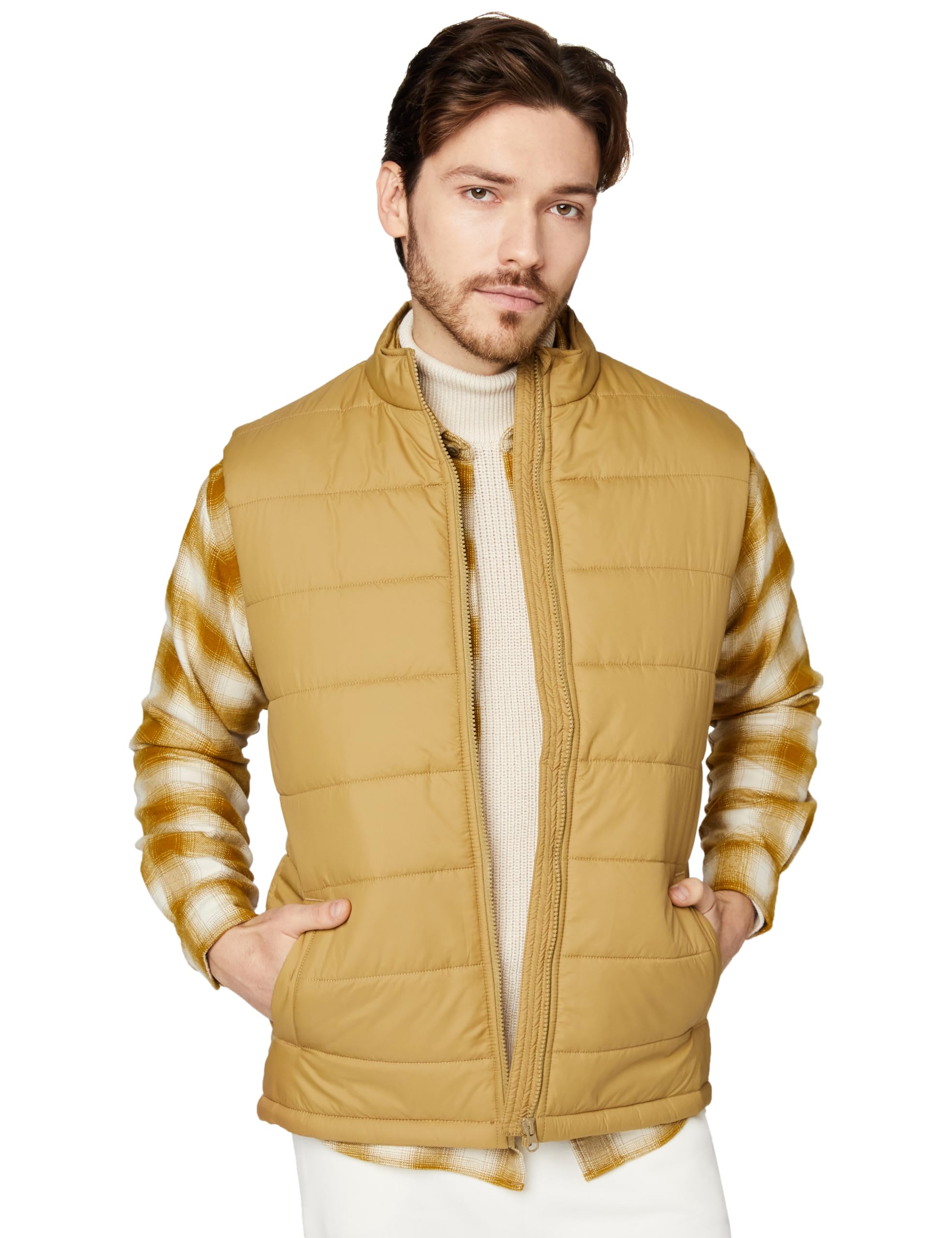Symbol Men Gilet Camel