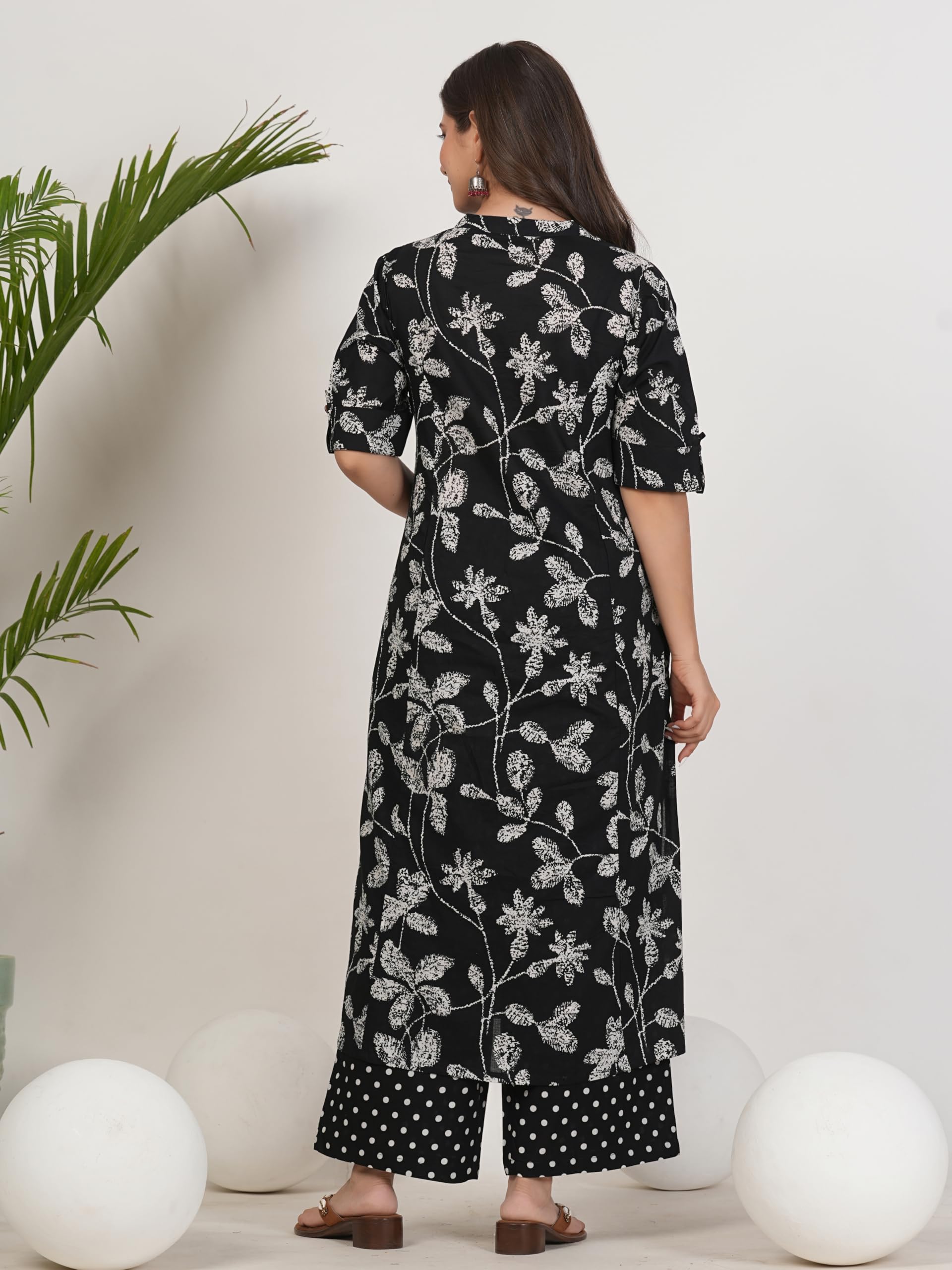 rytras Women's Cotton Printed Kurta Set - Image 2