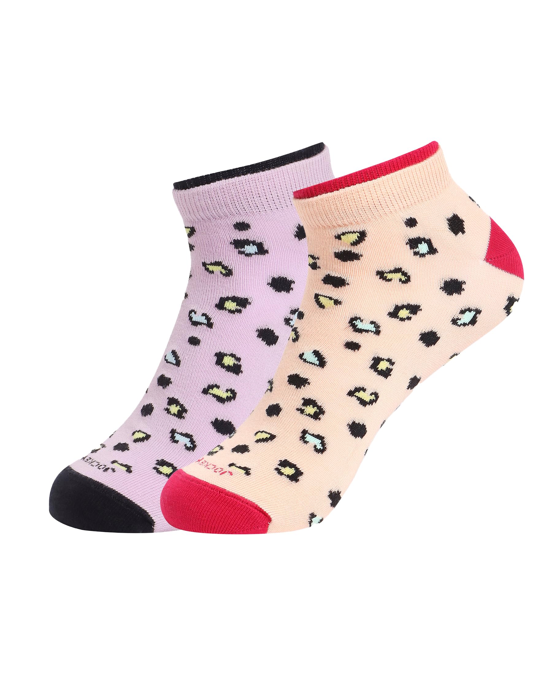 Jockey Women's Compact Cotton Stretch Socks - Peach