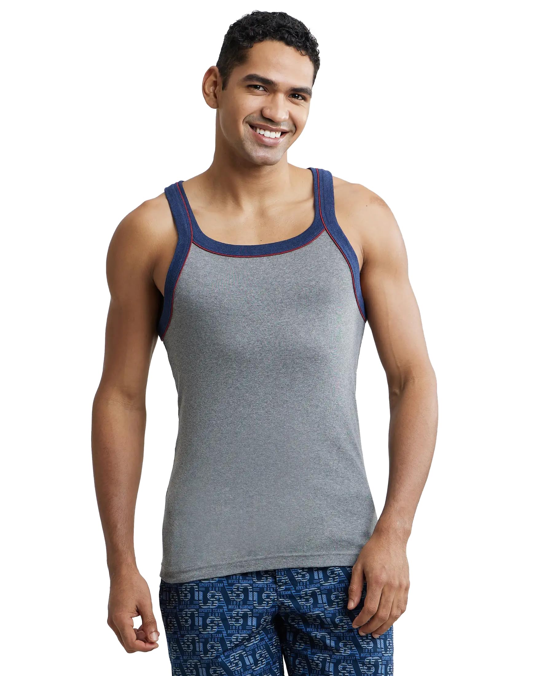 Jockey Men's Cotton Rib Gym Vest