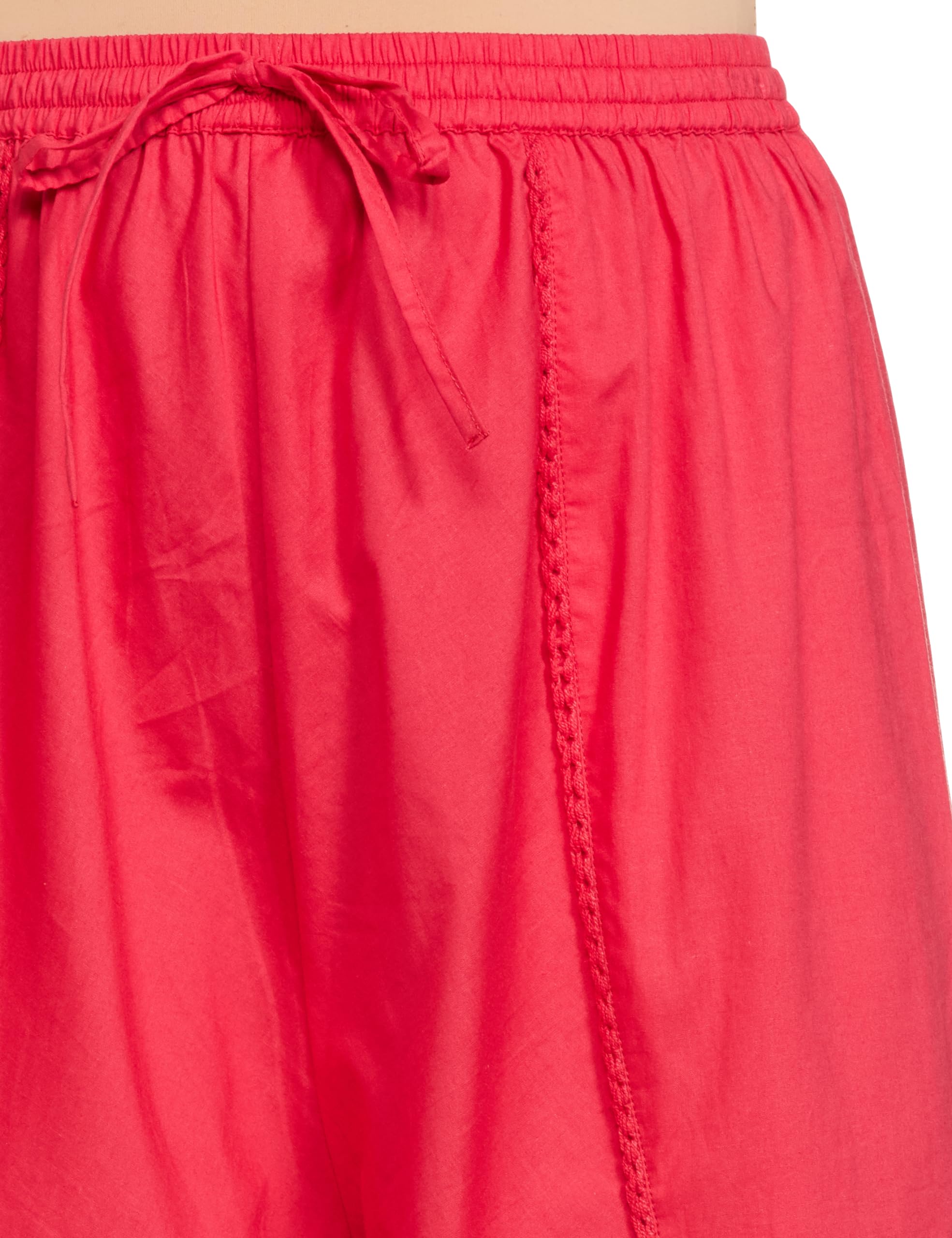 Myx Women's Relaxed Pants - Deep Pink - Image 3