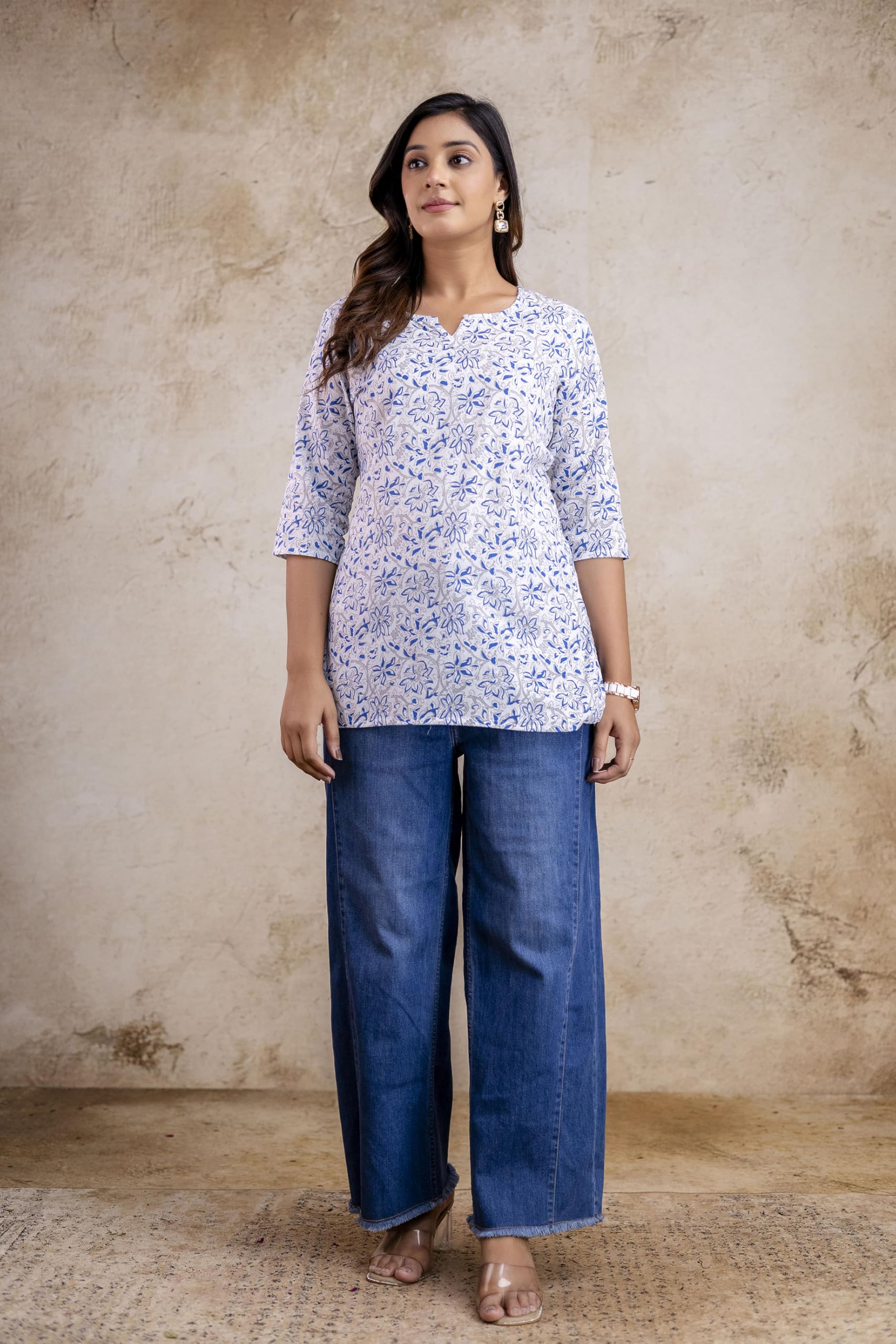 ZANETA Women's Cotton Printed Kurti - Image 4