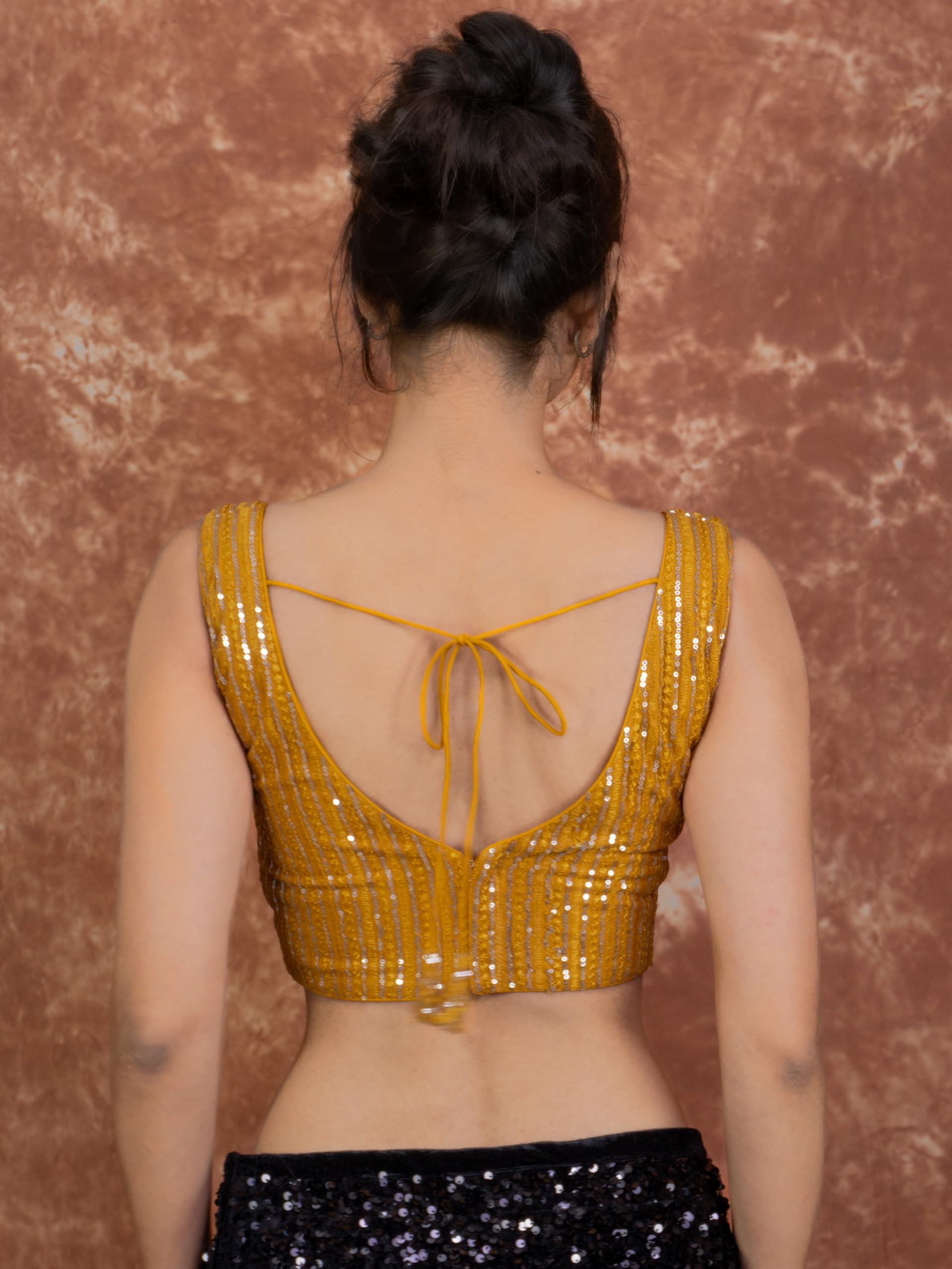 SabyaSachi Sequin Embroidered Sar for Women - Image 3