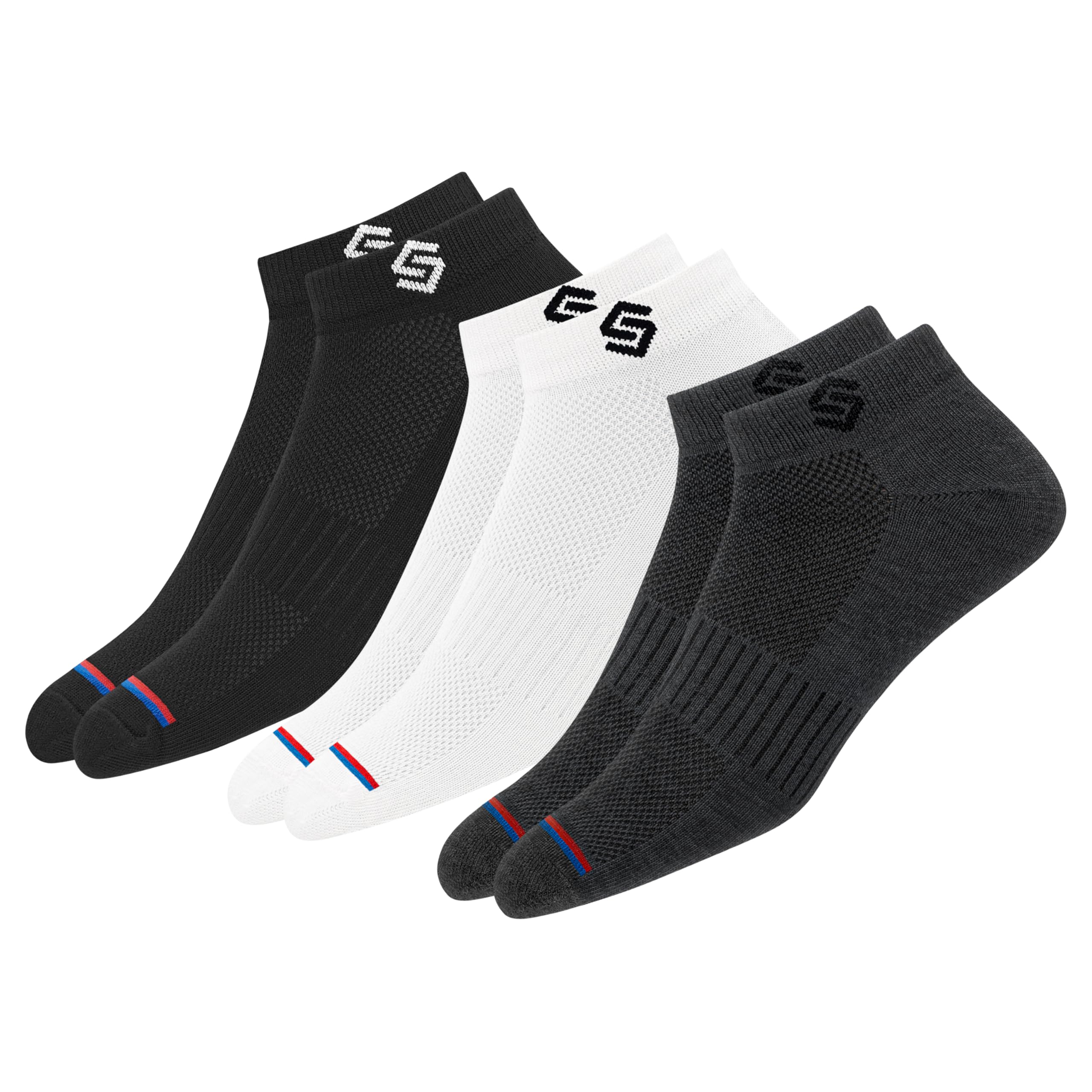 SWAGR Cotton Sports Socks for Men - Multicolor