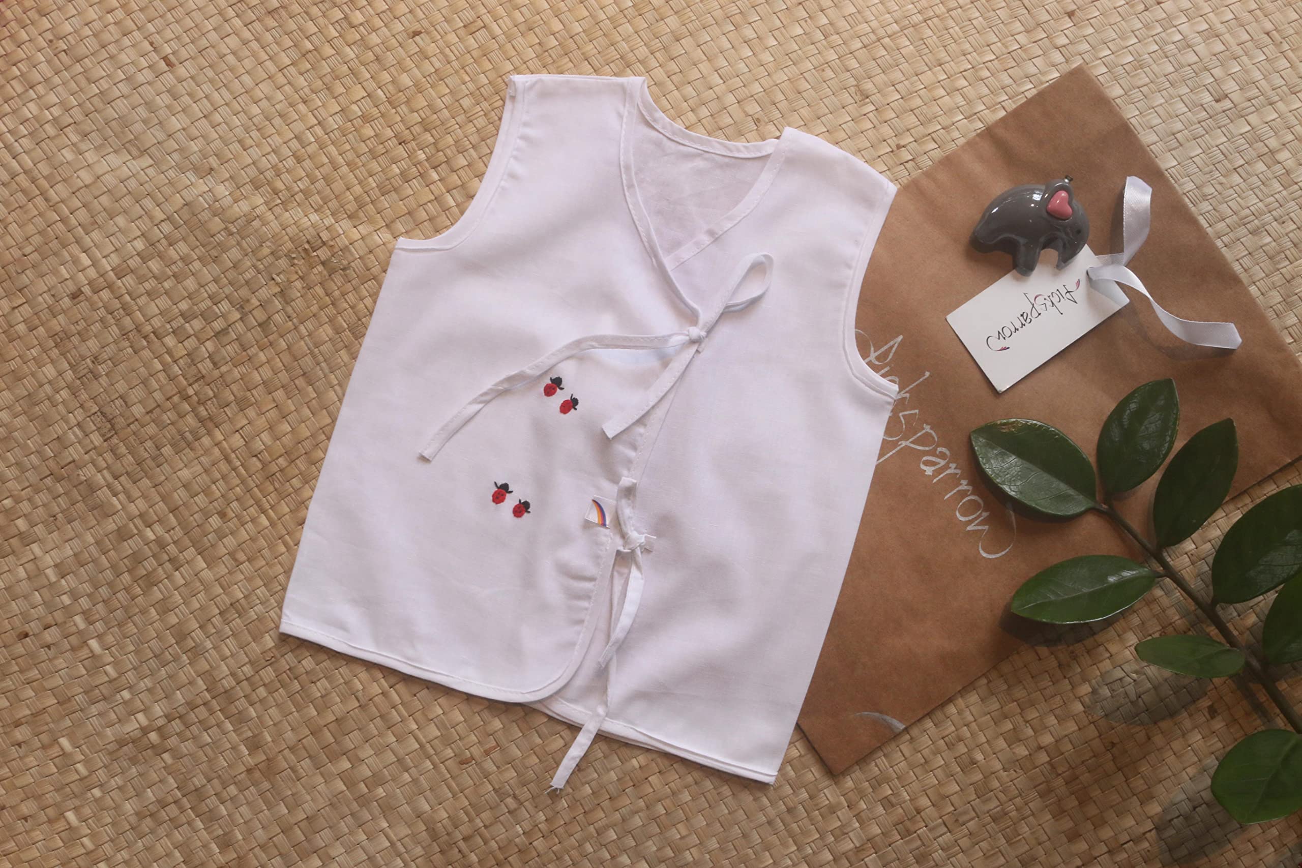 PICKSPARROW Cotton Embroidered Newborn Baby Clothes - Image 2