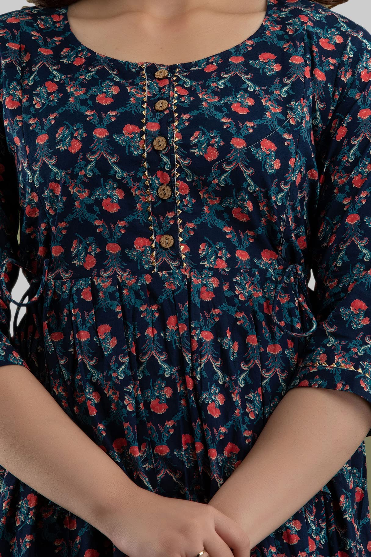 HRK VENOM Women's Maternity Gown - Pure Cotton - Image 5