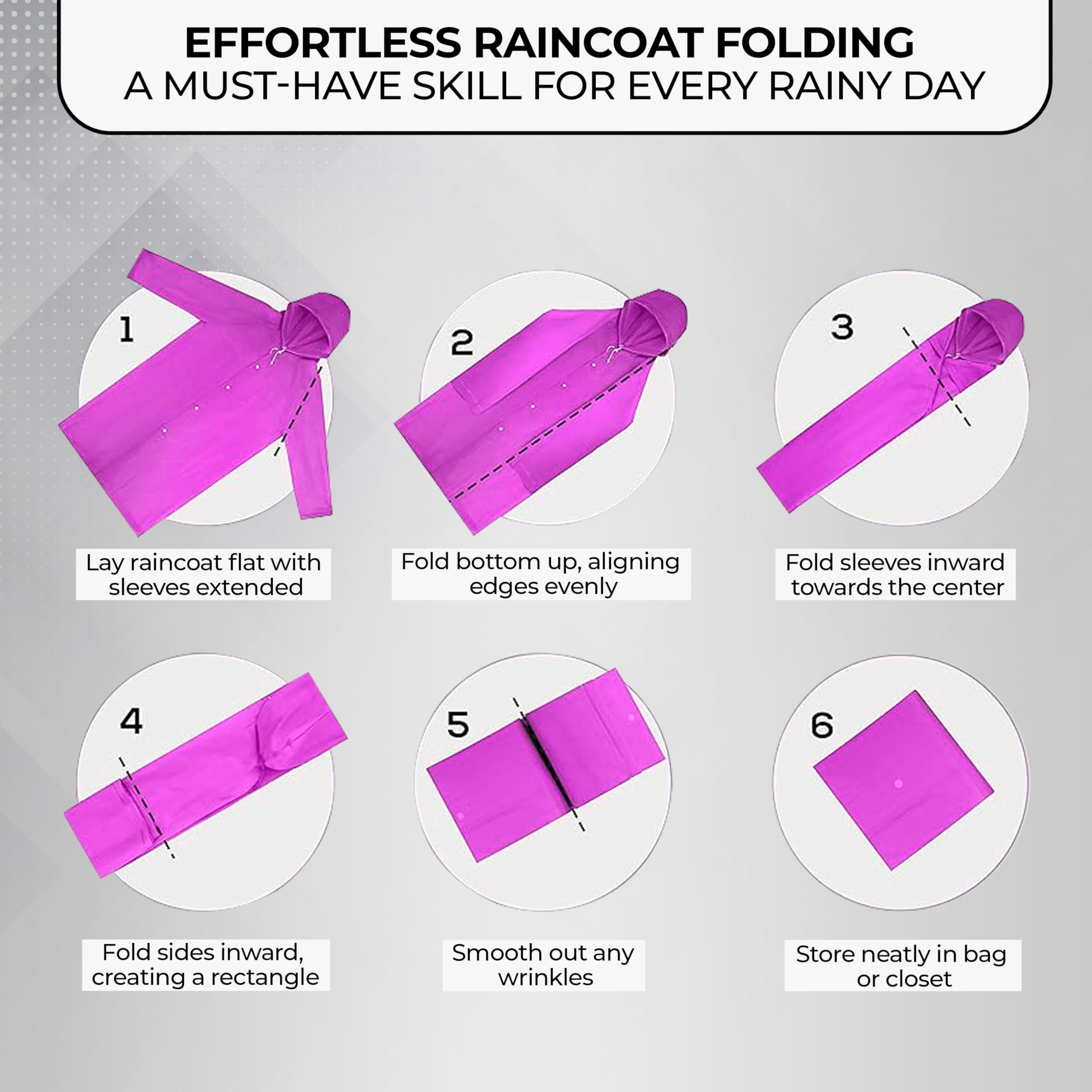 Robustt Unisex Pink Waterproof Raincoat - Image 4